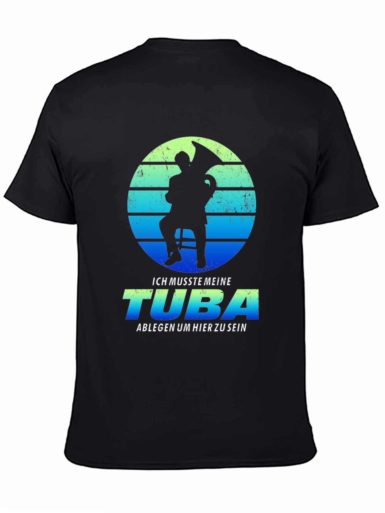 Tuba Player Graphic Tee - Musician Humor Shirt