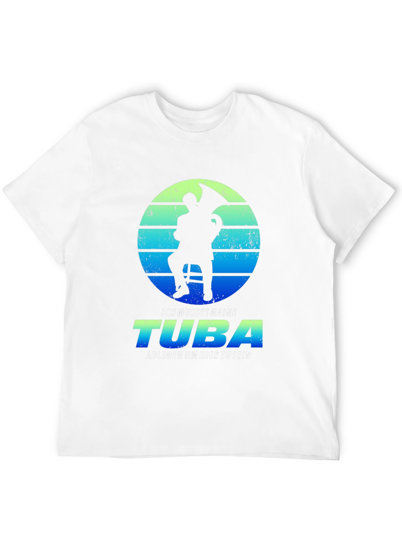 Tuba Player Graphic Tee - Musician Humor Shirt