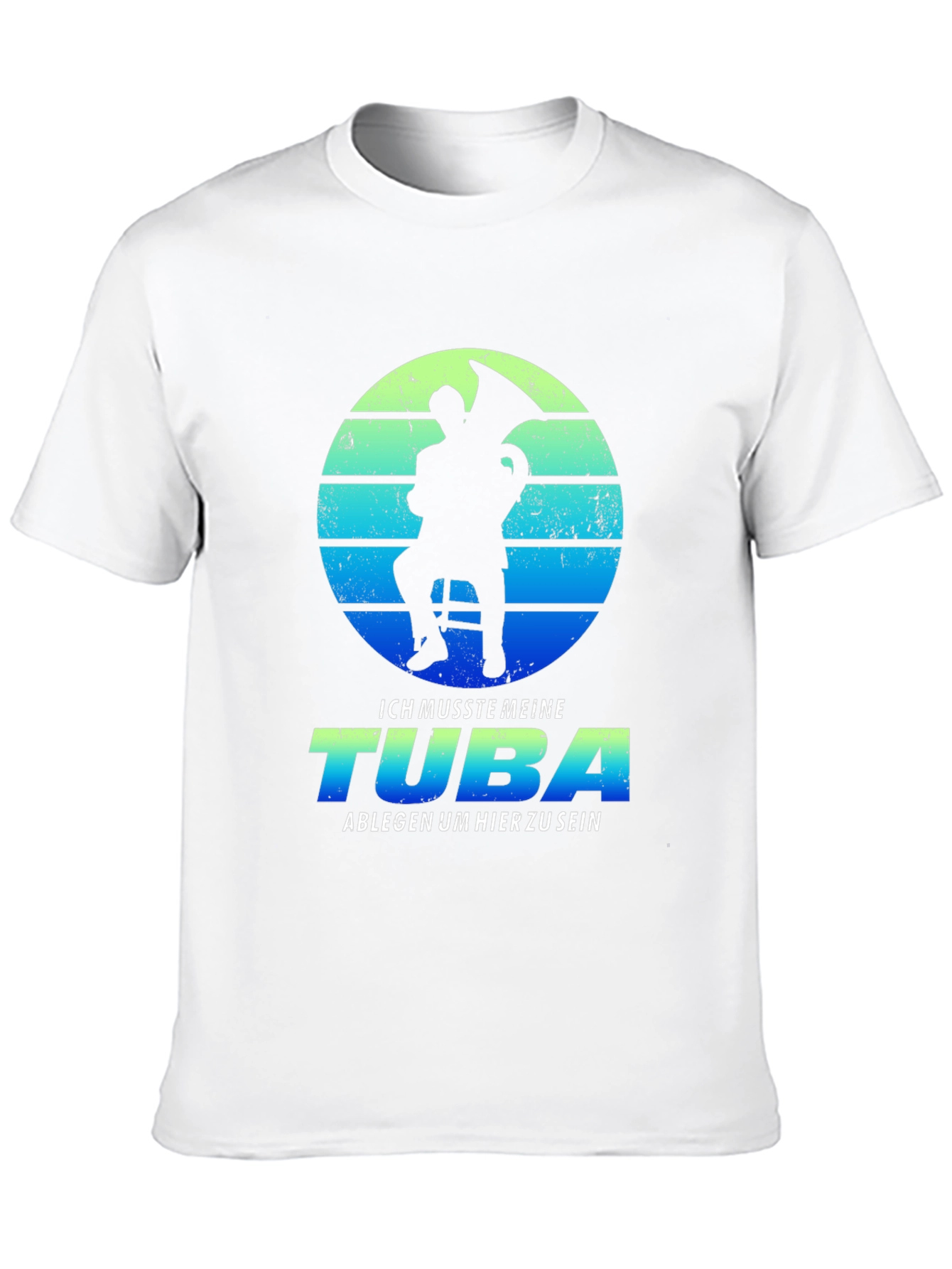 Tuba Player Graphic Tee - Musician Humor Shirt