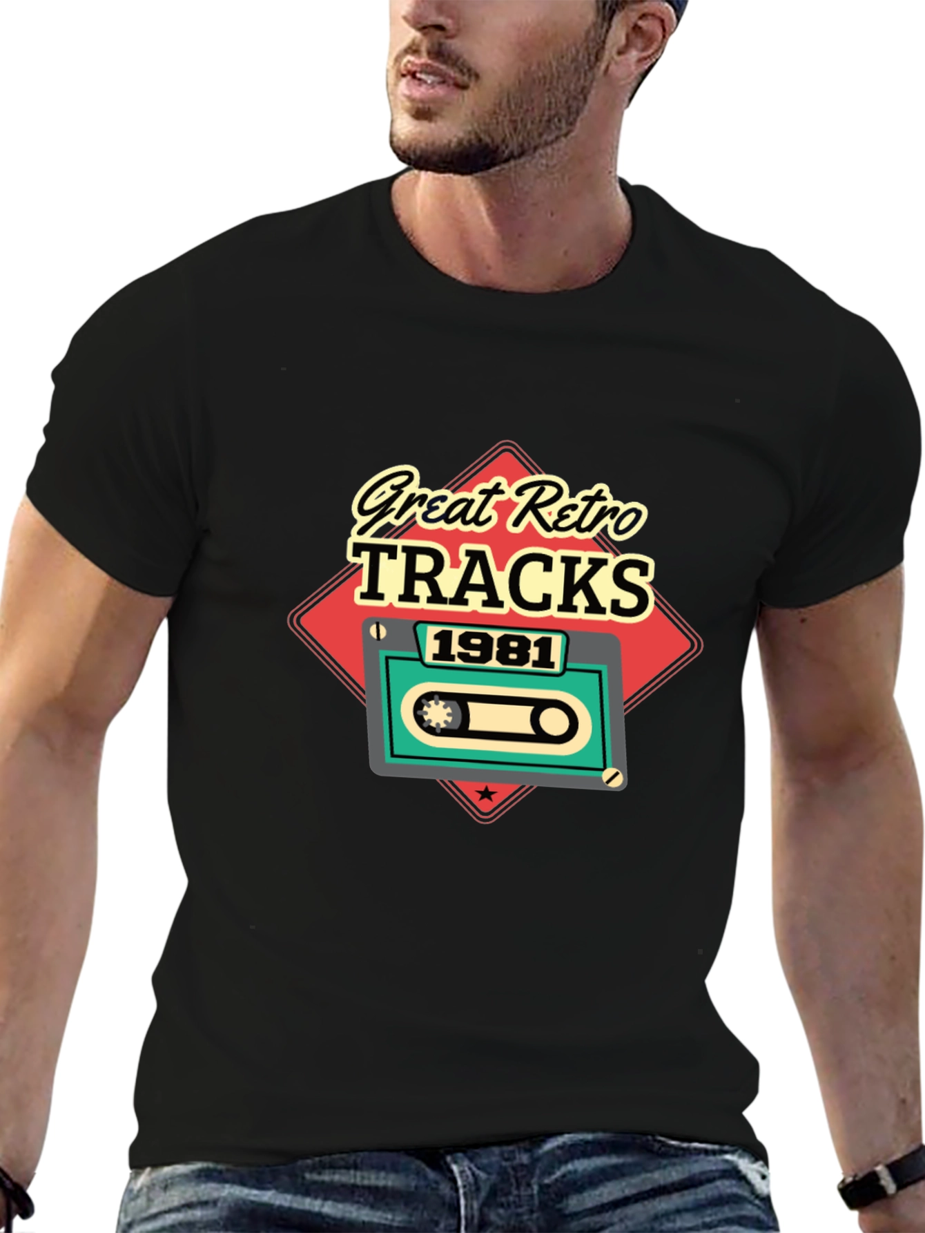 Retro Tracks 1981 Graphic Tee