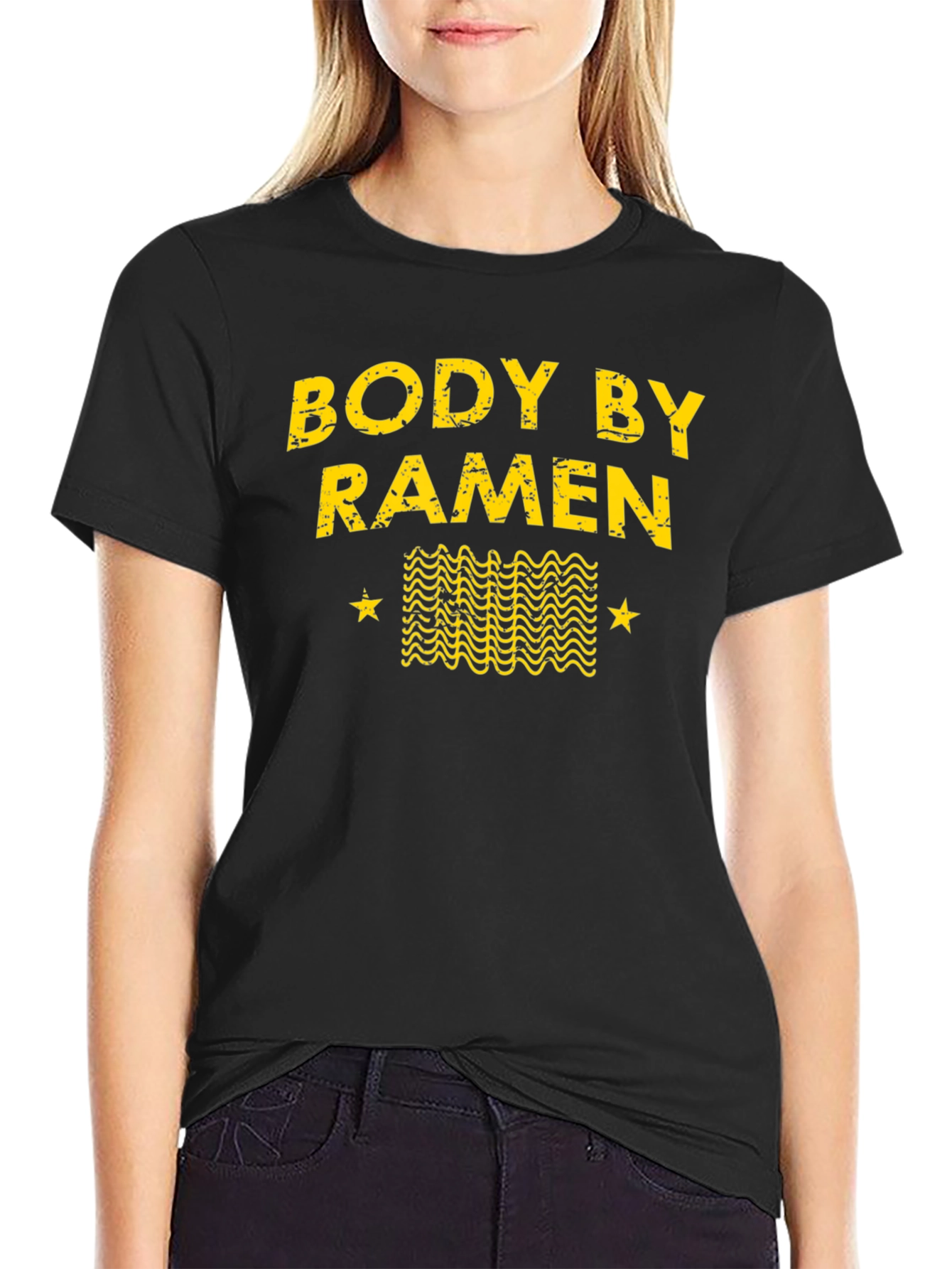 Body By Ramen Graphic Tee - Unisex Casual T-Shirt