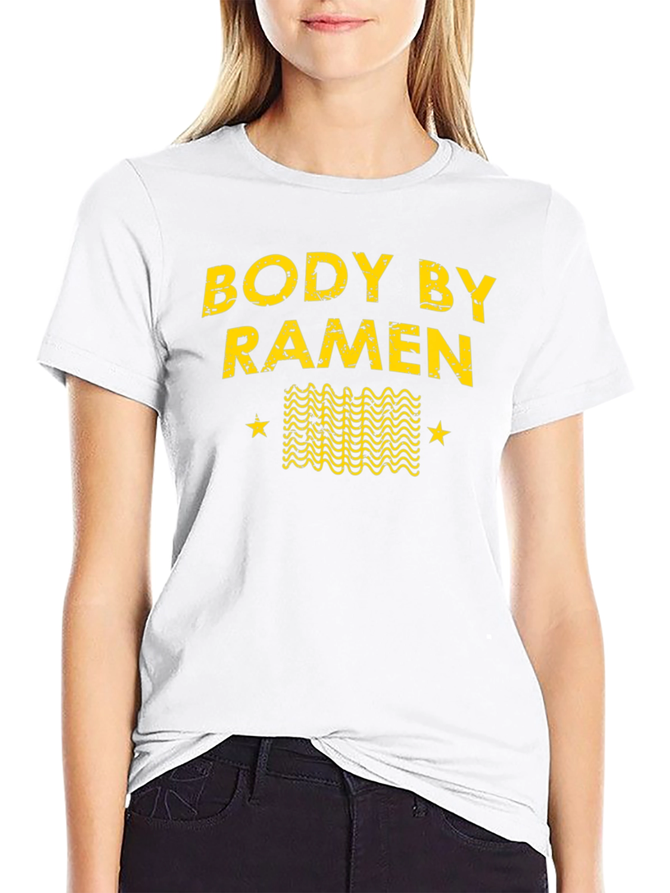 Body By Ramen Graphic Tee - Unisex Casual T-Shirt