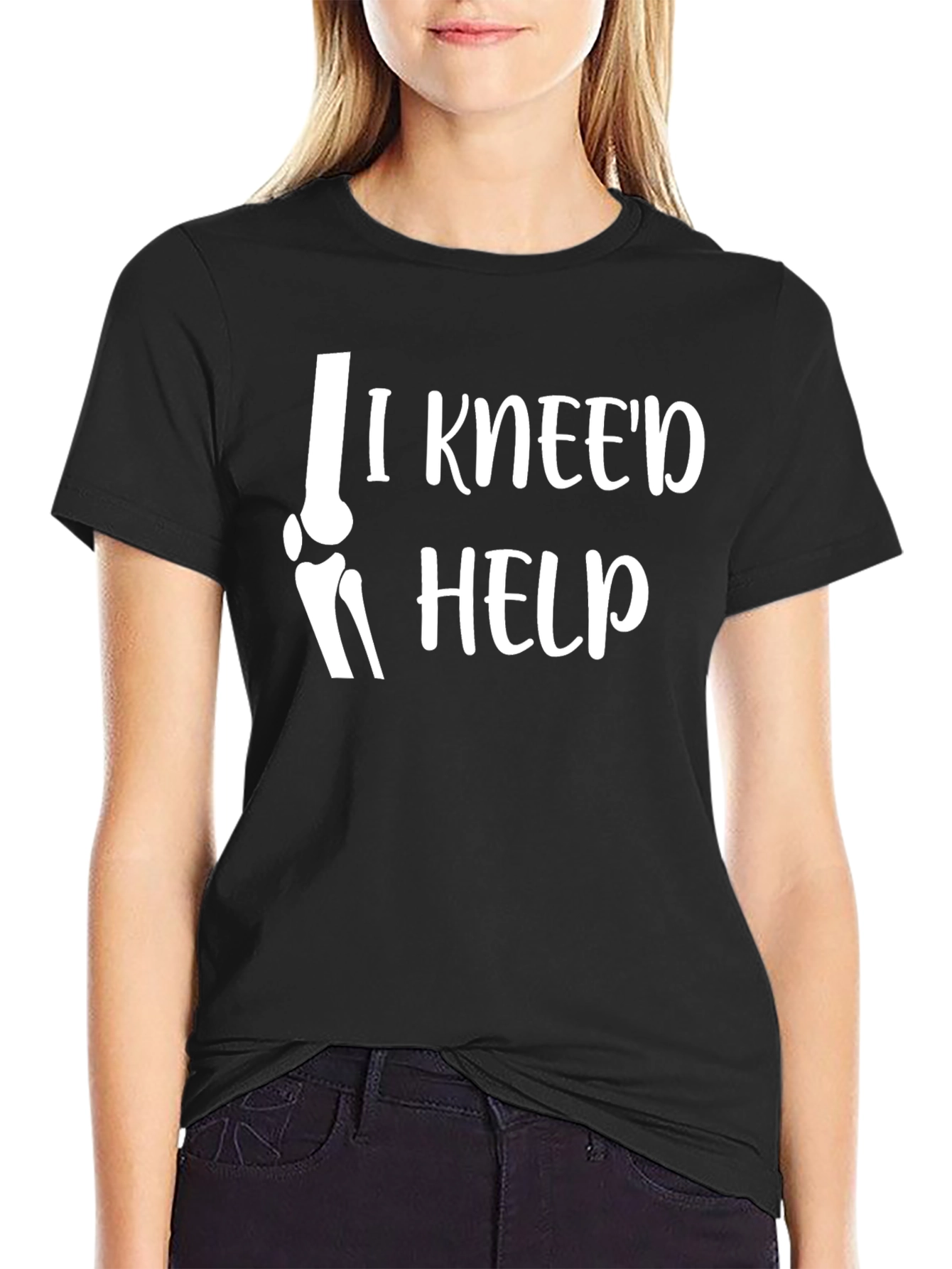 I Kneed Help Funny Graphic T-Shirt