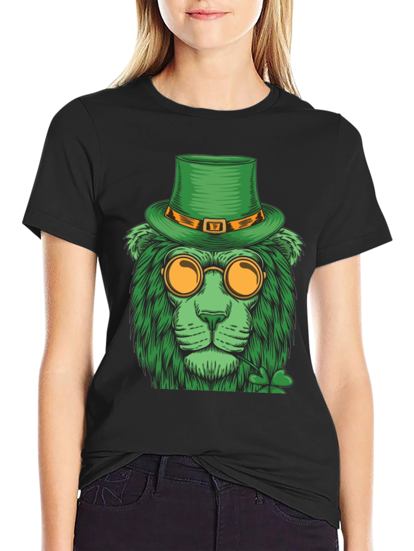 St. Patricks Day Lion Graphic Tee