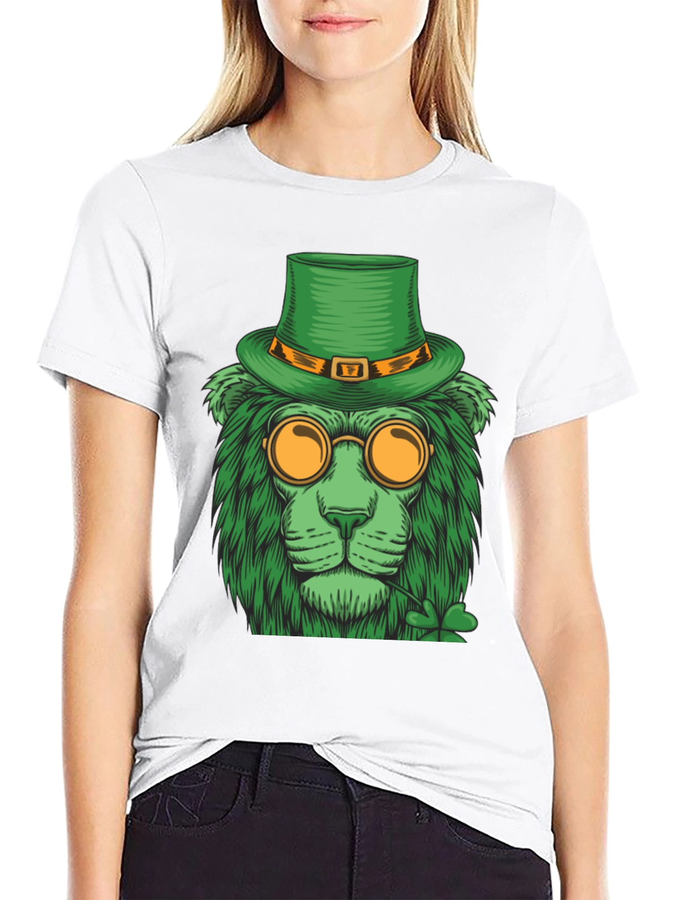 St. Patricks Day Lion Graphic Tee