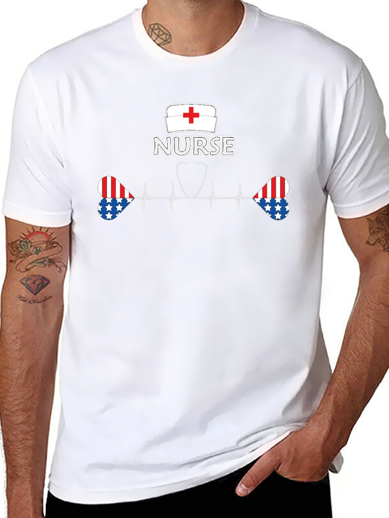 Nurse Patriotic T-Shirt