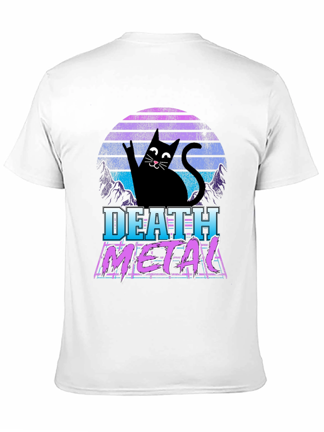 Death Metal Cat T-Shirt - Rock On!