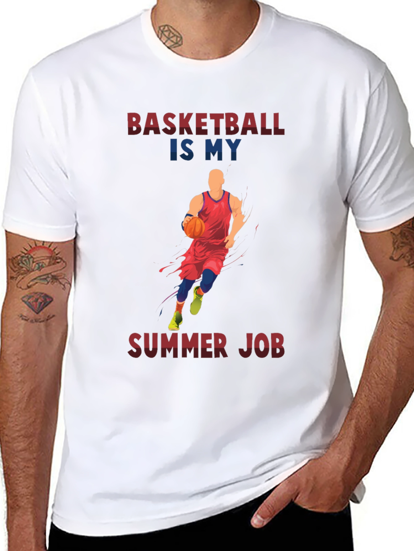 Basketball Summer Job T-Shirt