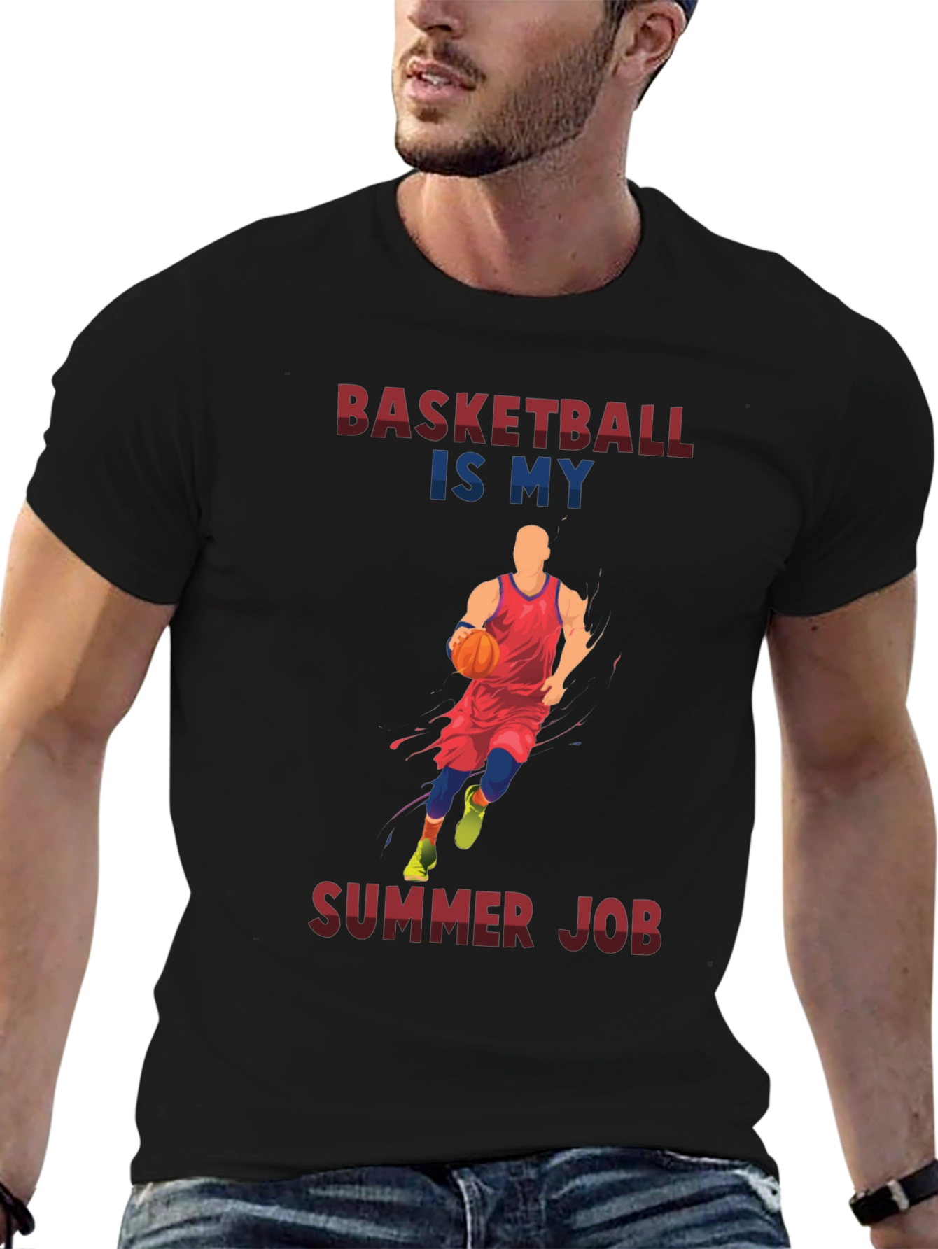 Basketball Summer Job T-Shirt