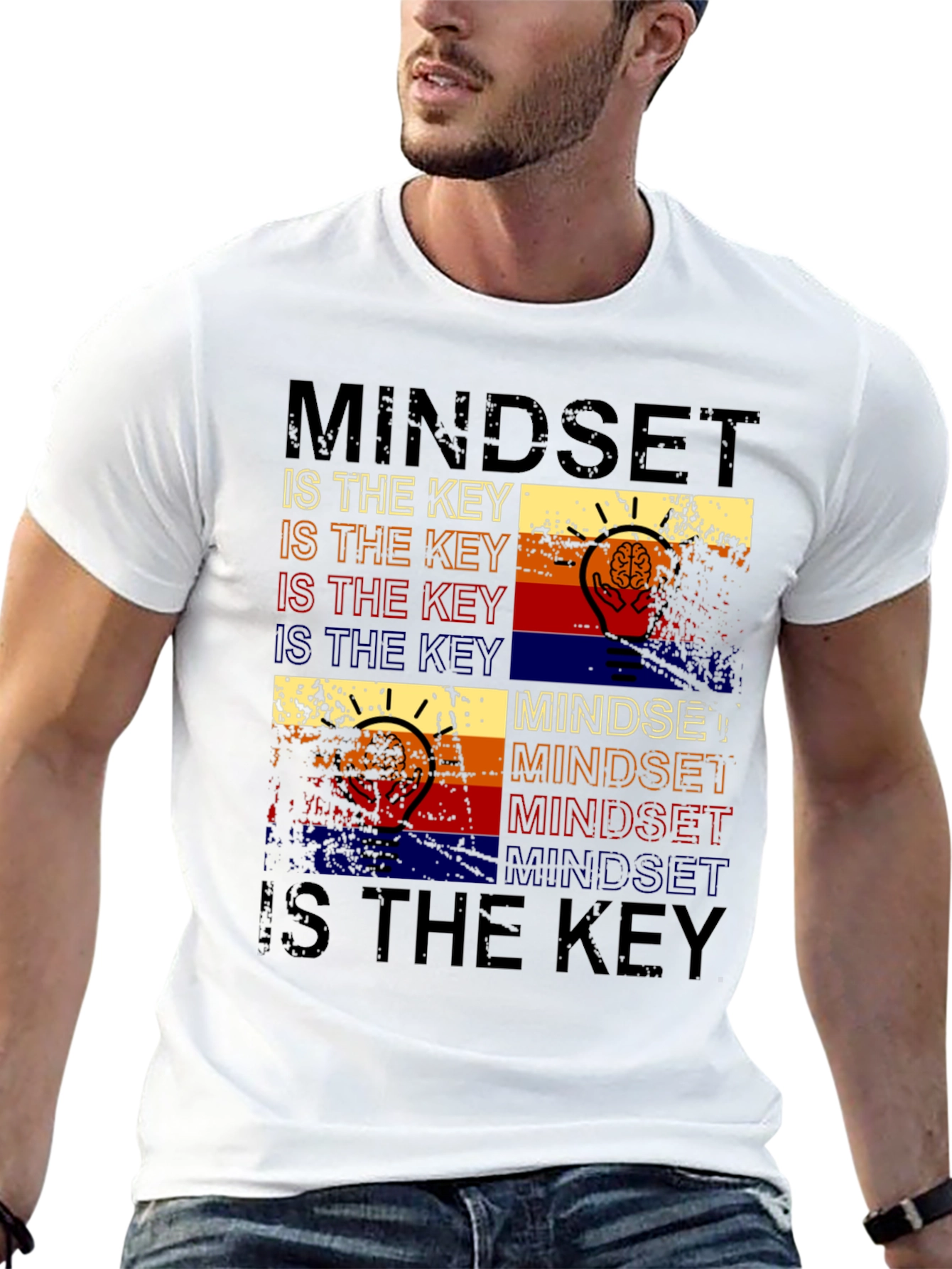 Mindset Is The Key Graphic Tee