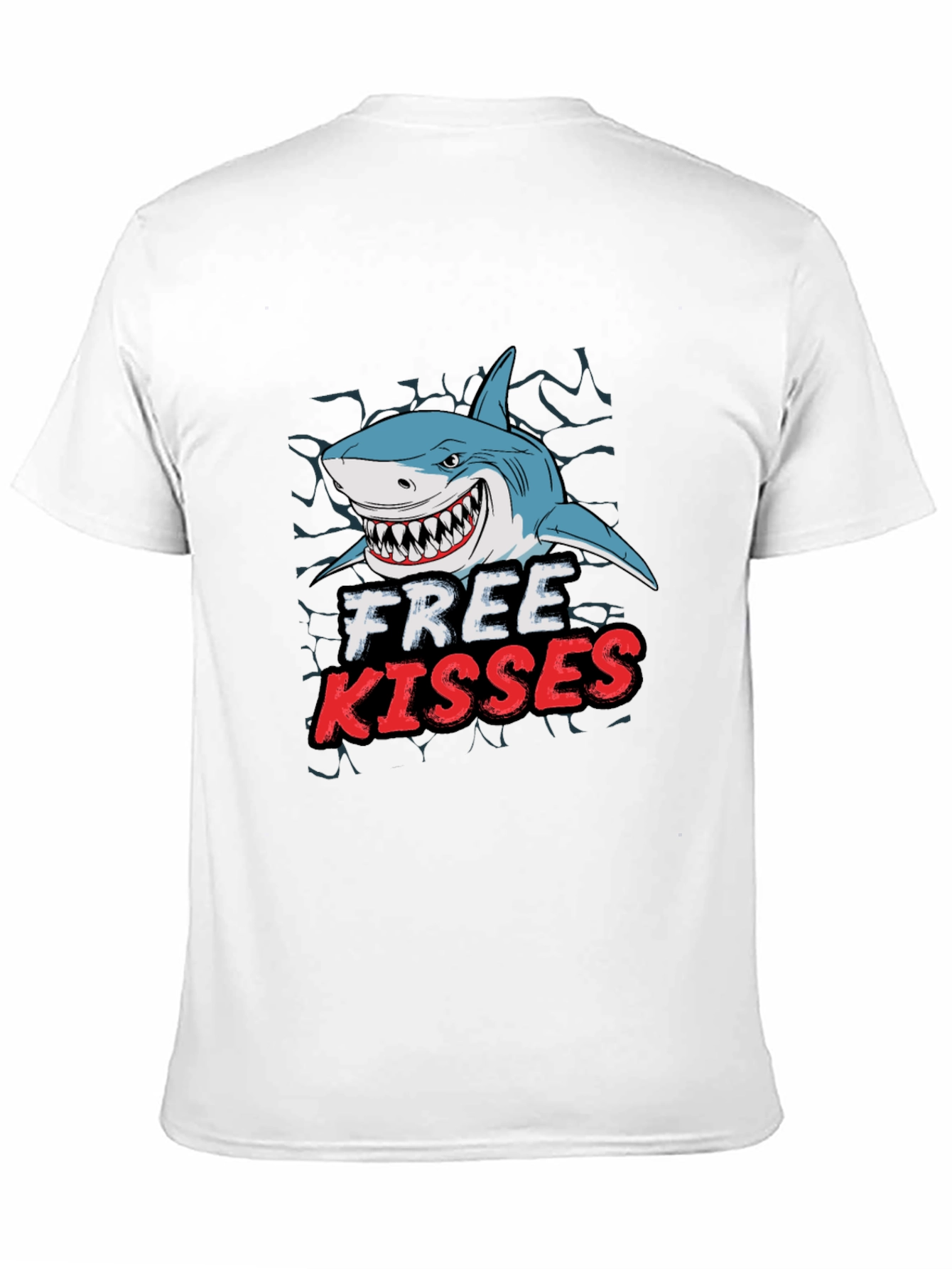 Shark Free Kisses Graphic Tee