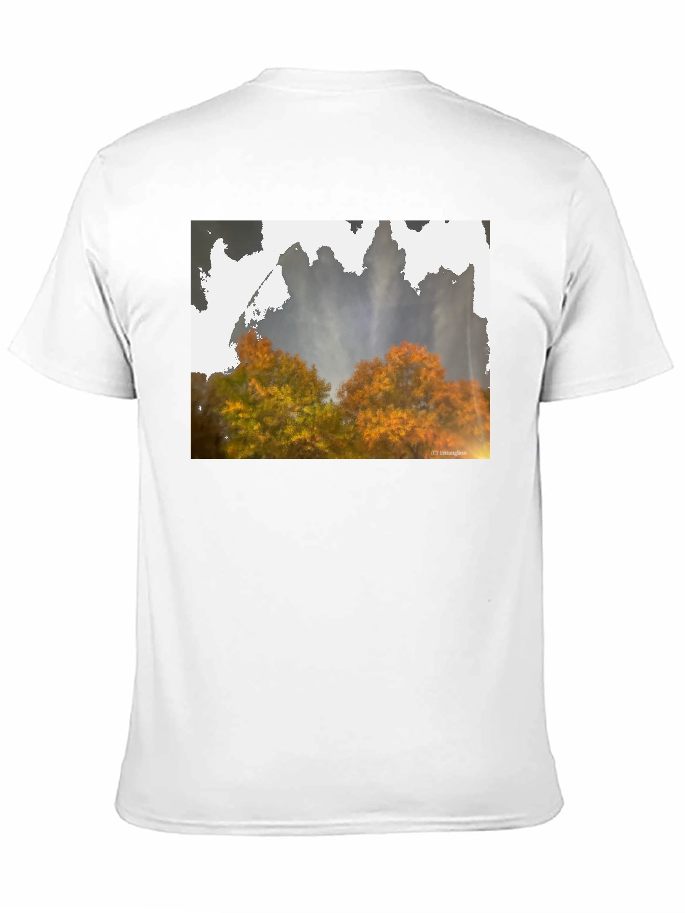 Nature Scene Black T-Shirt