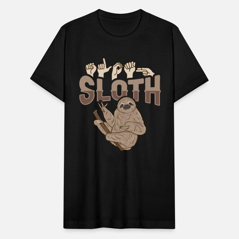 ILY Sloth ASL Hand Gesture Deaf Hearing Loss