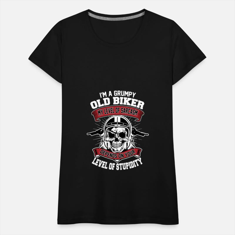 I'm A Grumpy Old Biker My Level Of Sarcasm