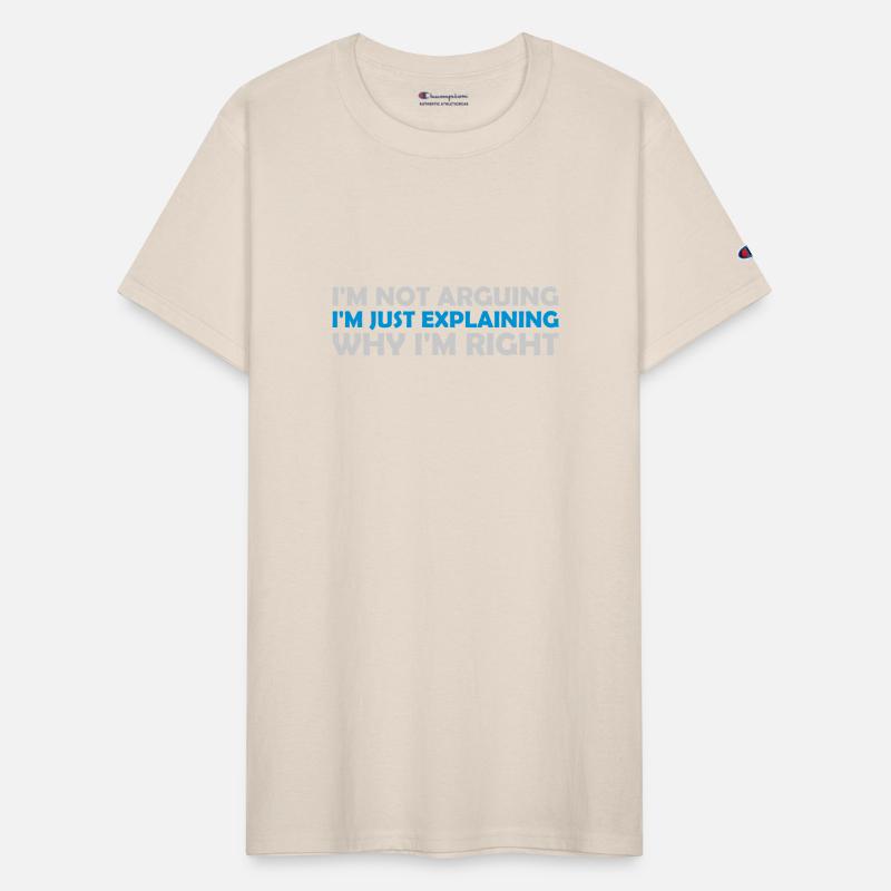 I'm not arguing saying