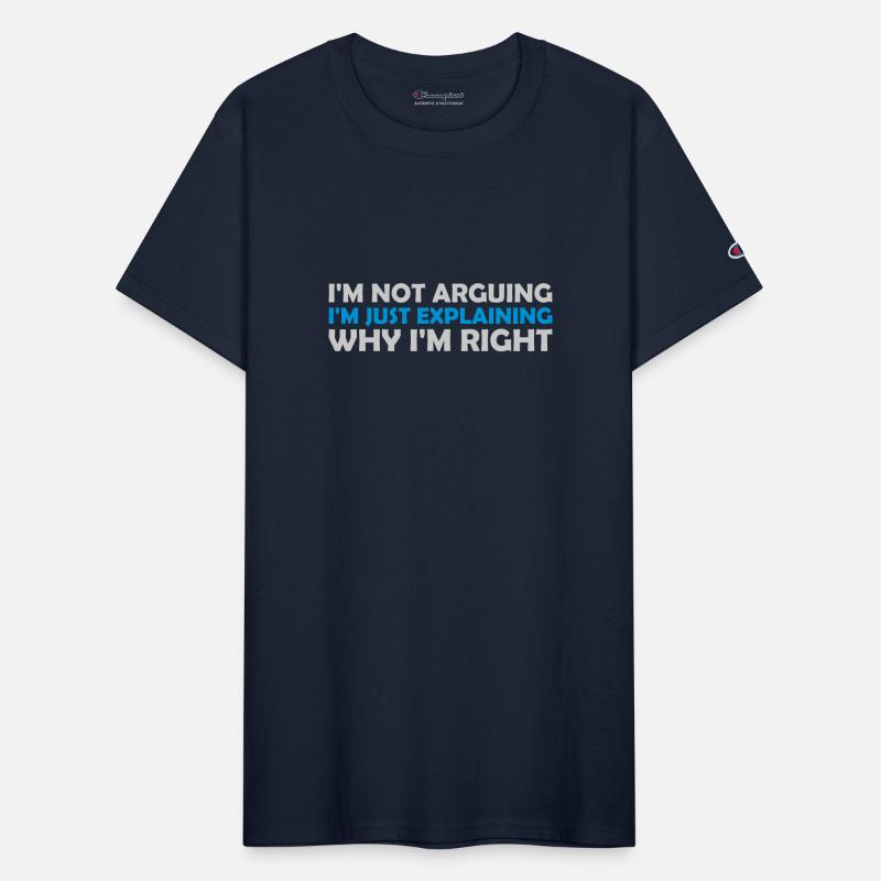 I'm not arguing saying