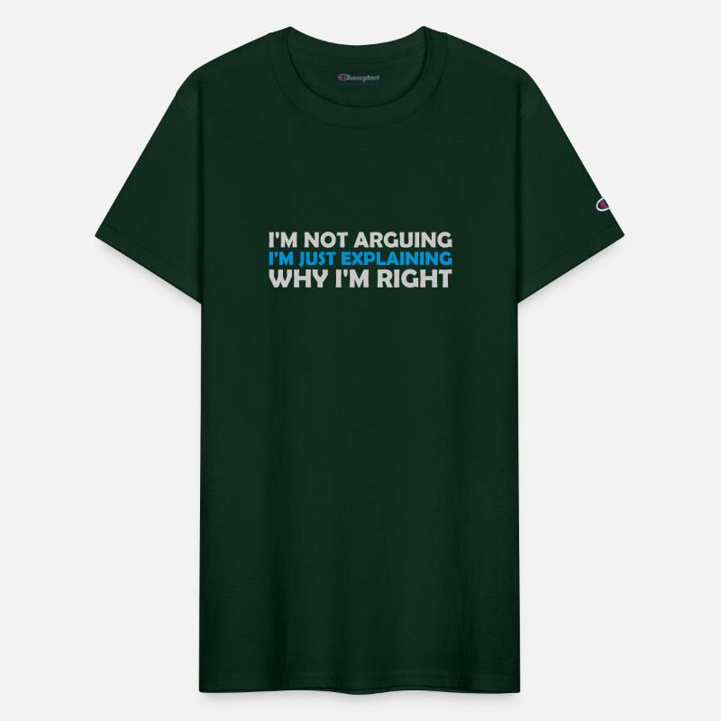 I'm not arguing saying