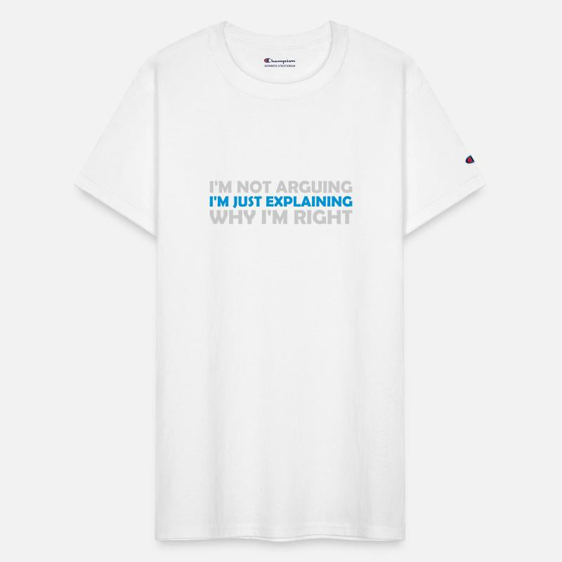 I'm not arguing saying