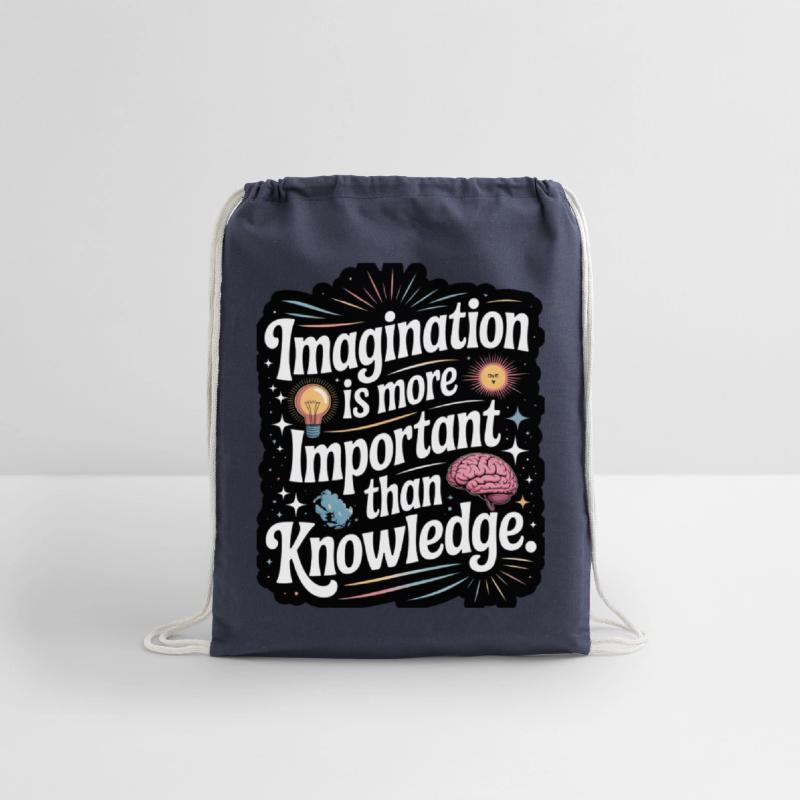 Imagination Over Knowledge – Inspiring Quote Tee