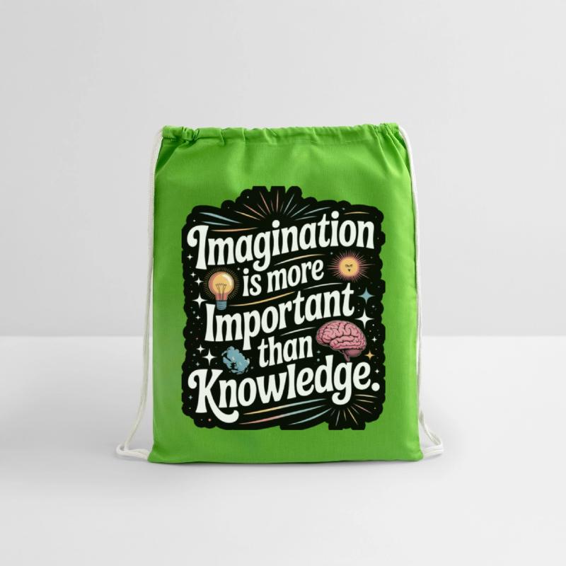 Imagination Over Knowledge – Inspiring Quote Tee