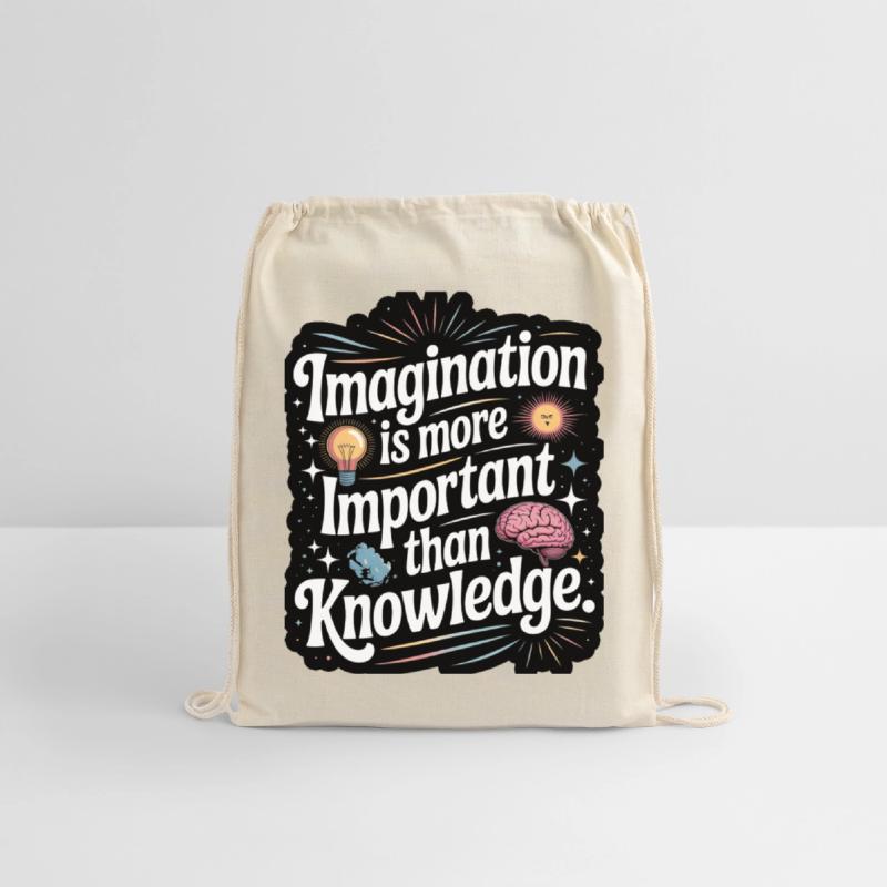 Imagination Over Knowledge – Inspiring Quote Tee