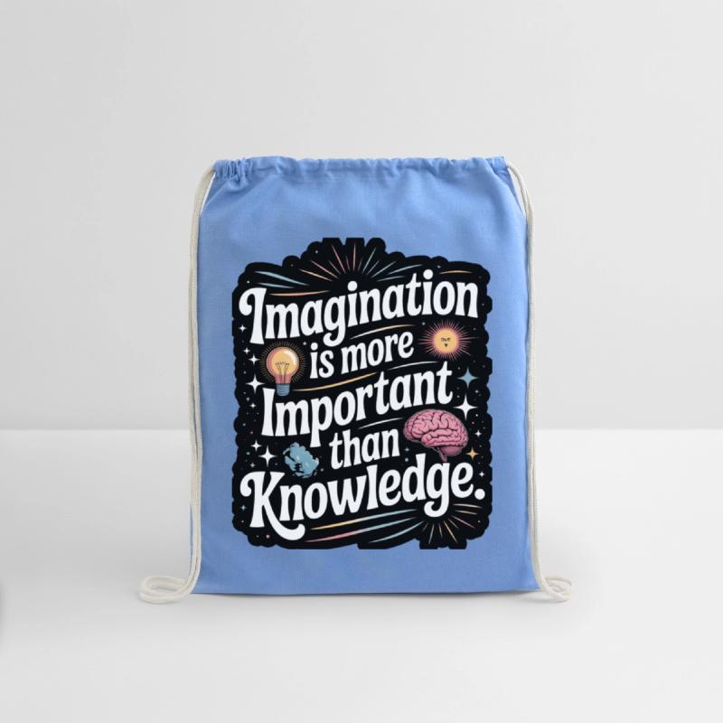 Imagination Over Knowledge – Inspiring Quote Tee