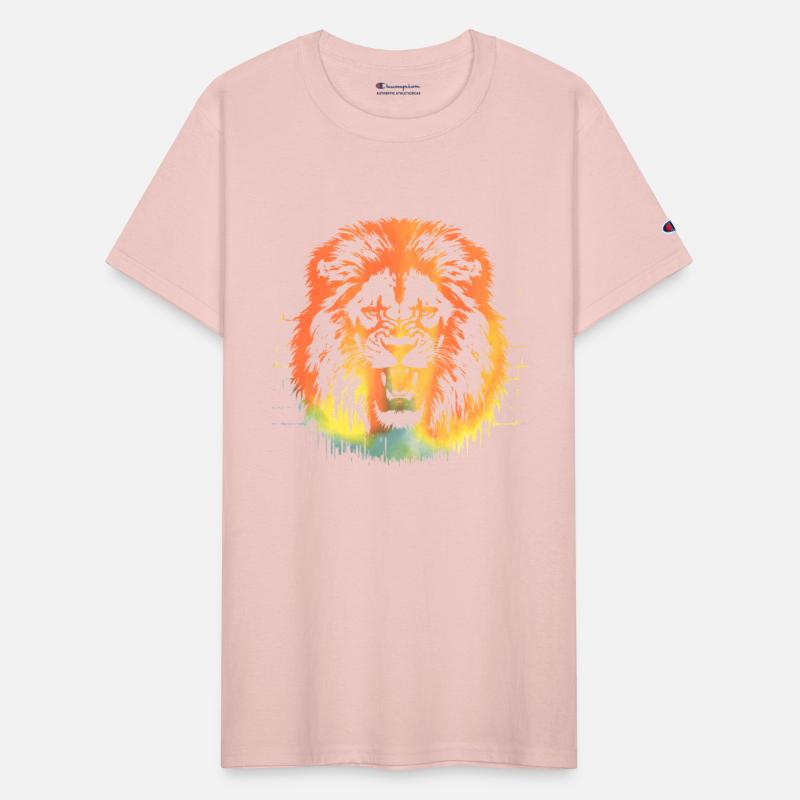 Imposant Lion Africa Sun Predator King Of Animals