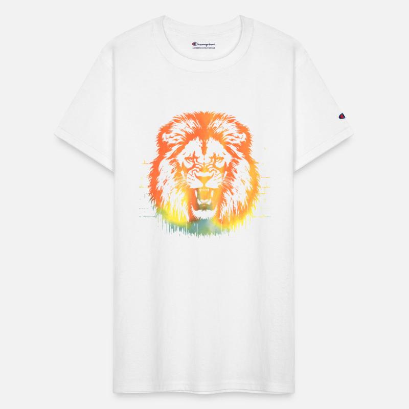 Imposant Lion Africa Sun Predator King Of Animals