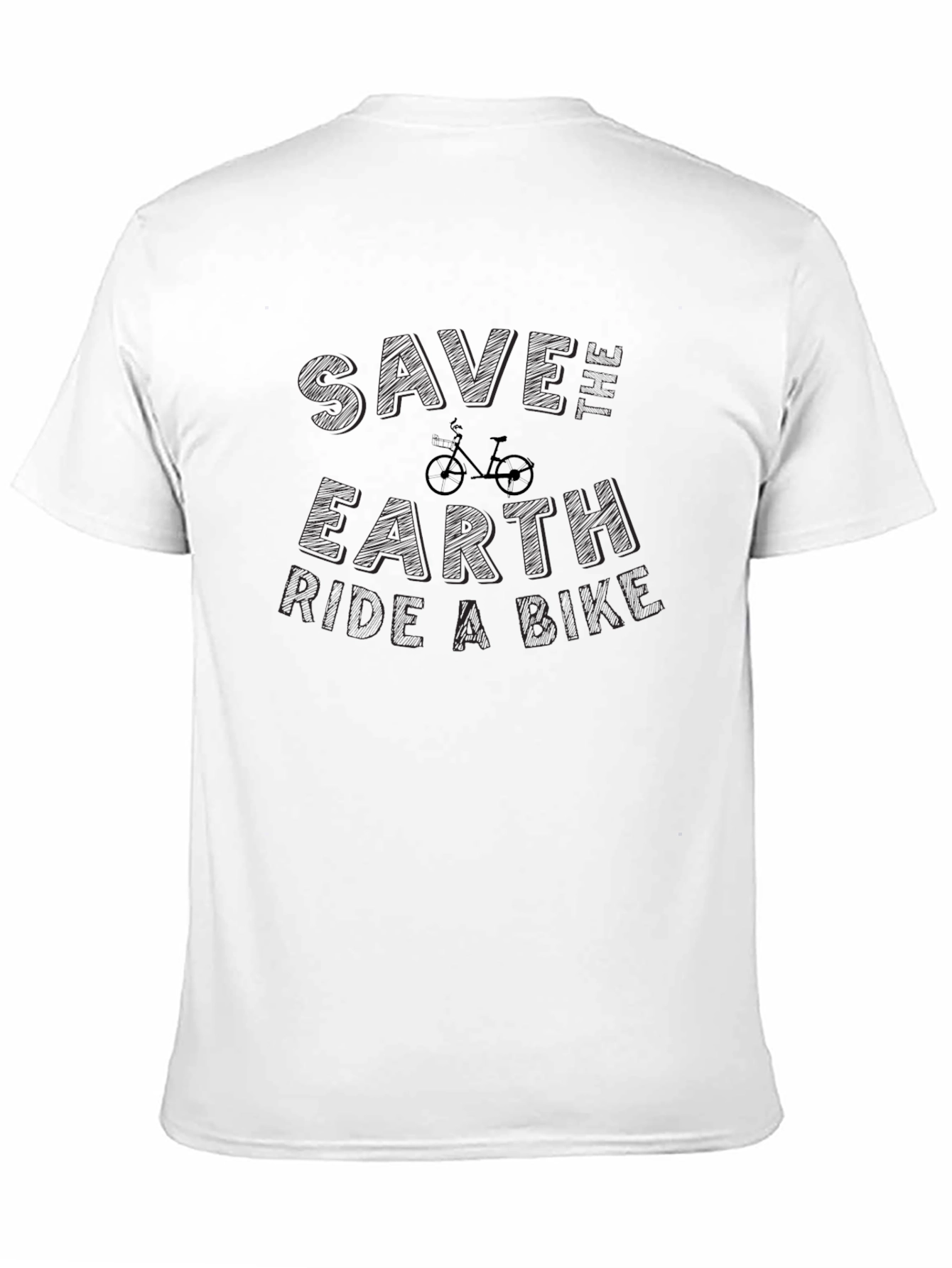 Save Earth Ride a Bike Graphic T-Shirt