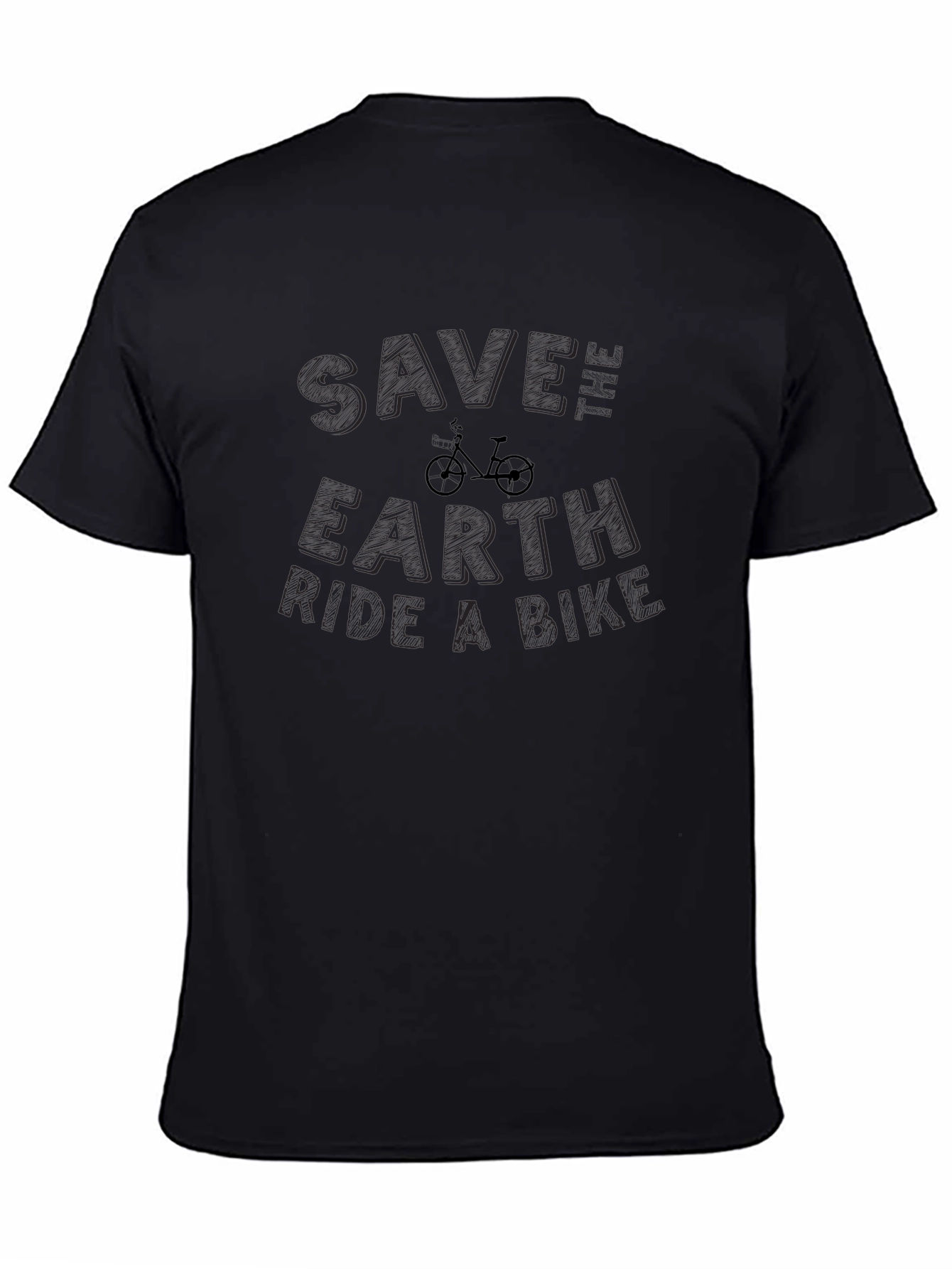 Save Earth Ride a Bike Graphic T-Shirt