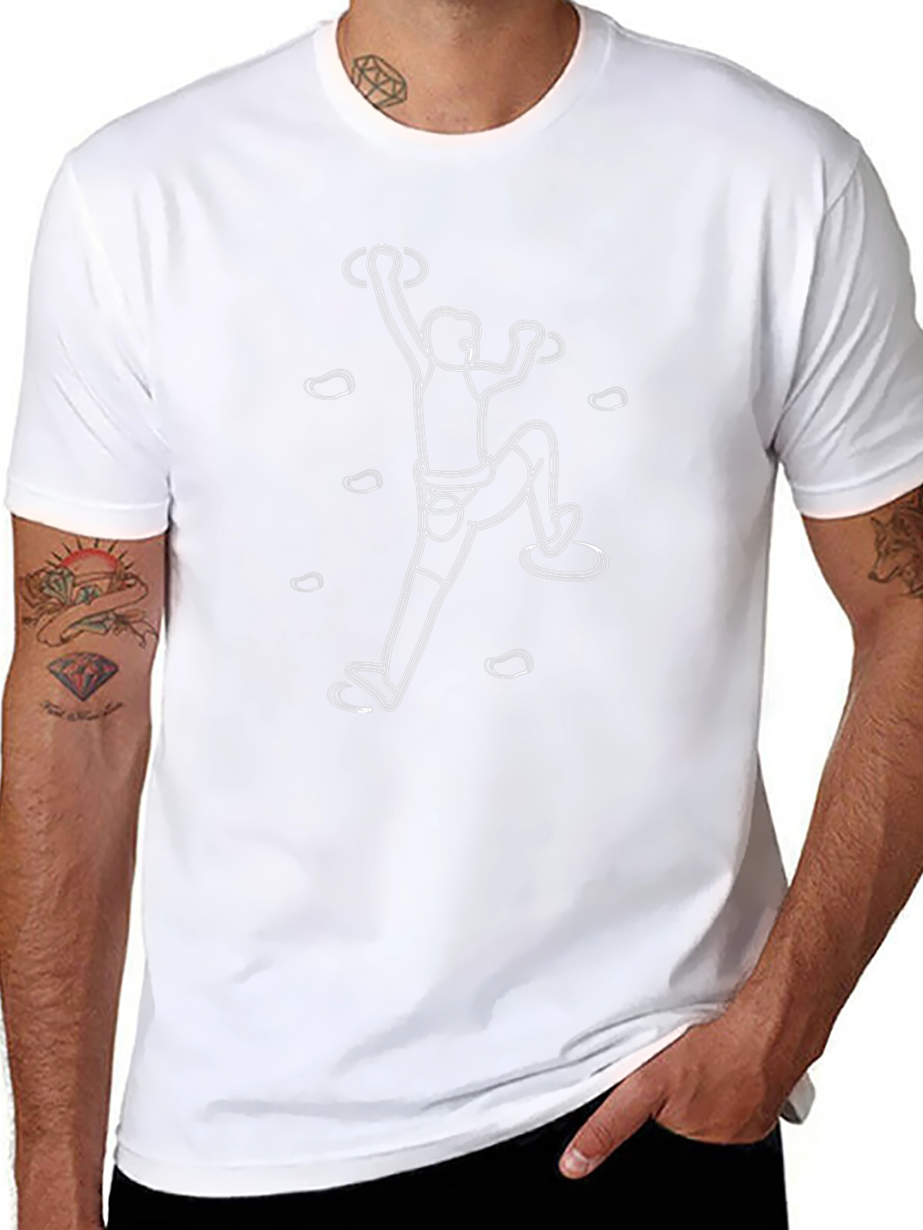 Climbing T-Shirt - Rock Climbing Design
