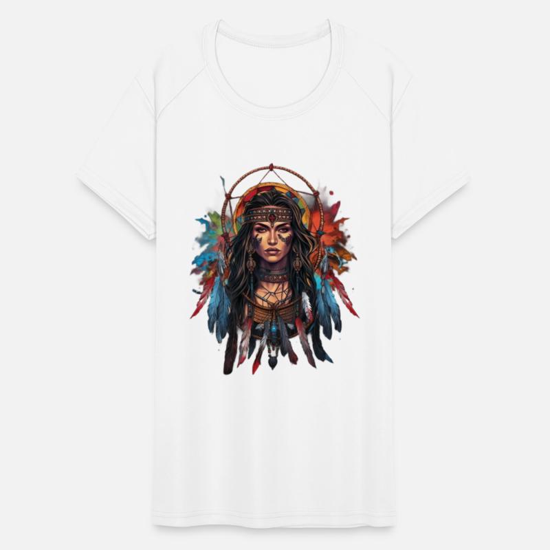 Indian Woman Spirit Dream Catcher for a Native