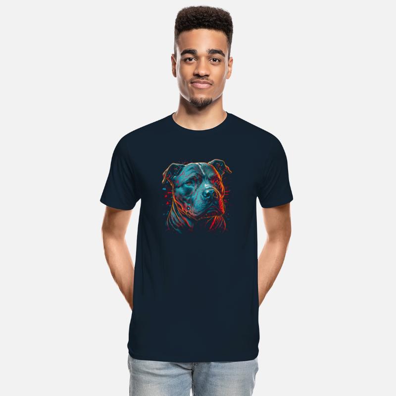 Ink Splatter Pitbull