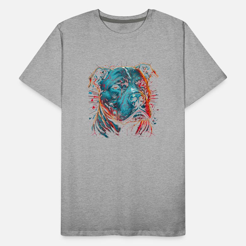 Ink Splatter Pitbull