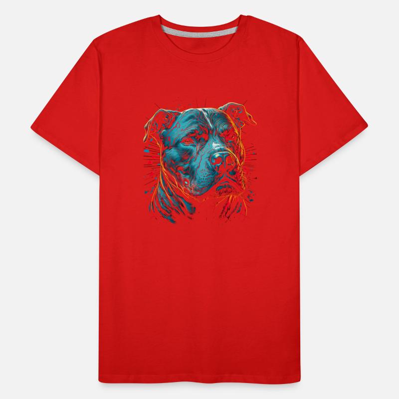 Ink Splatter Pitbull