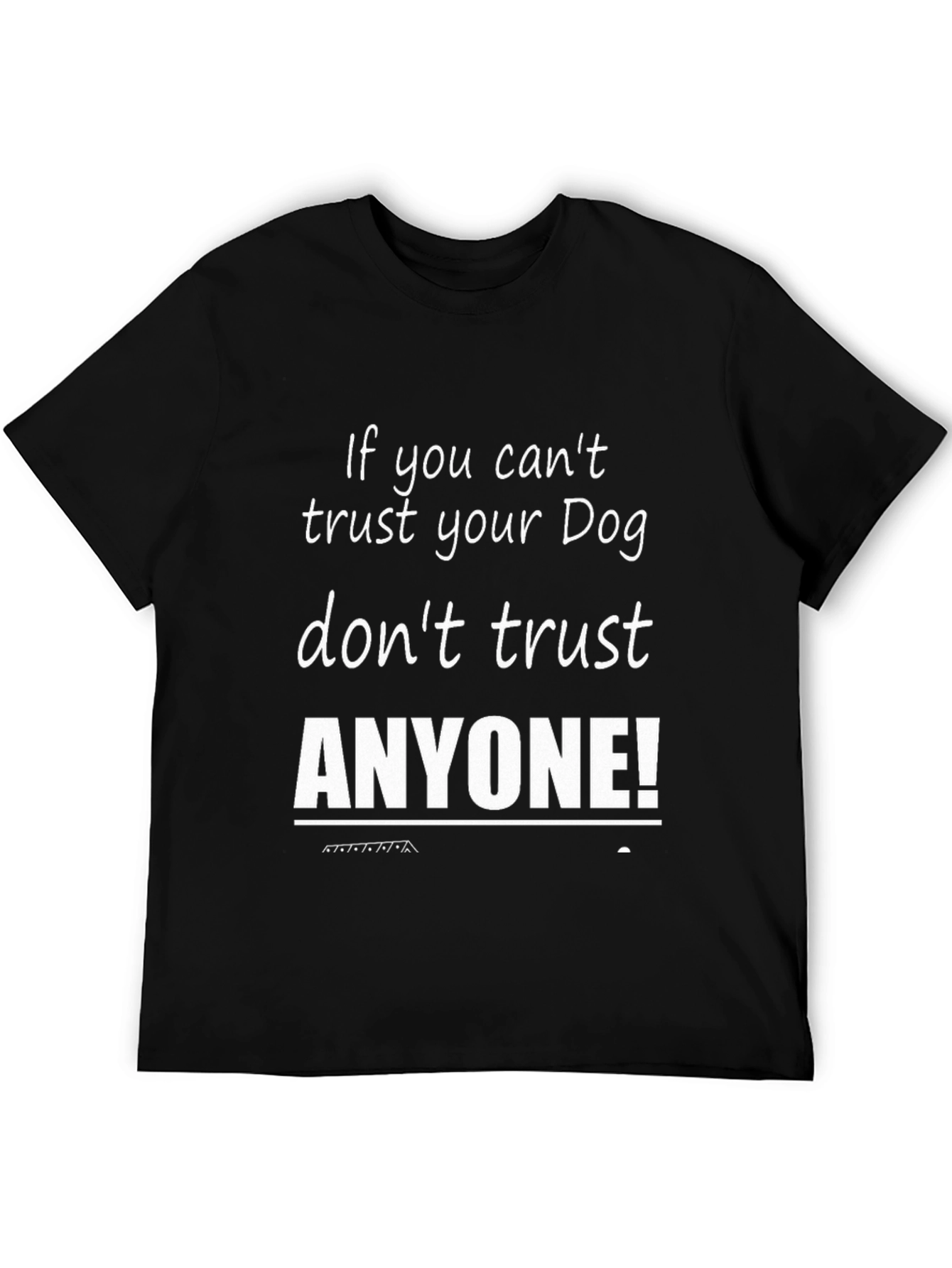 Trust Your Dog Graphic Tee - Black
