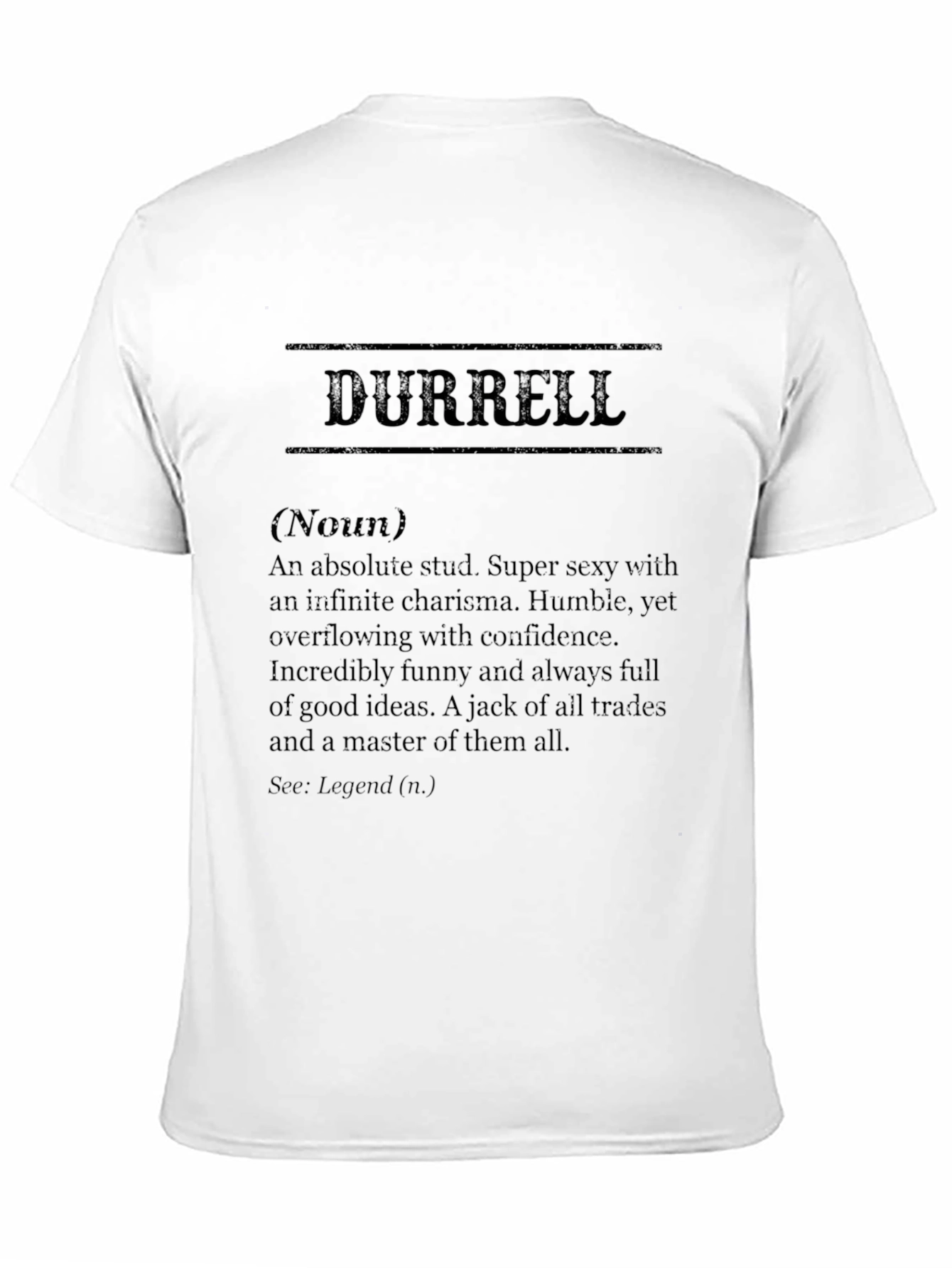 Durrell Definition T-Shirt - Gift for Durrell