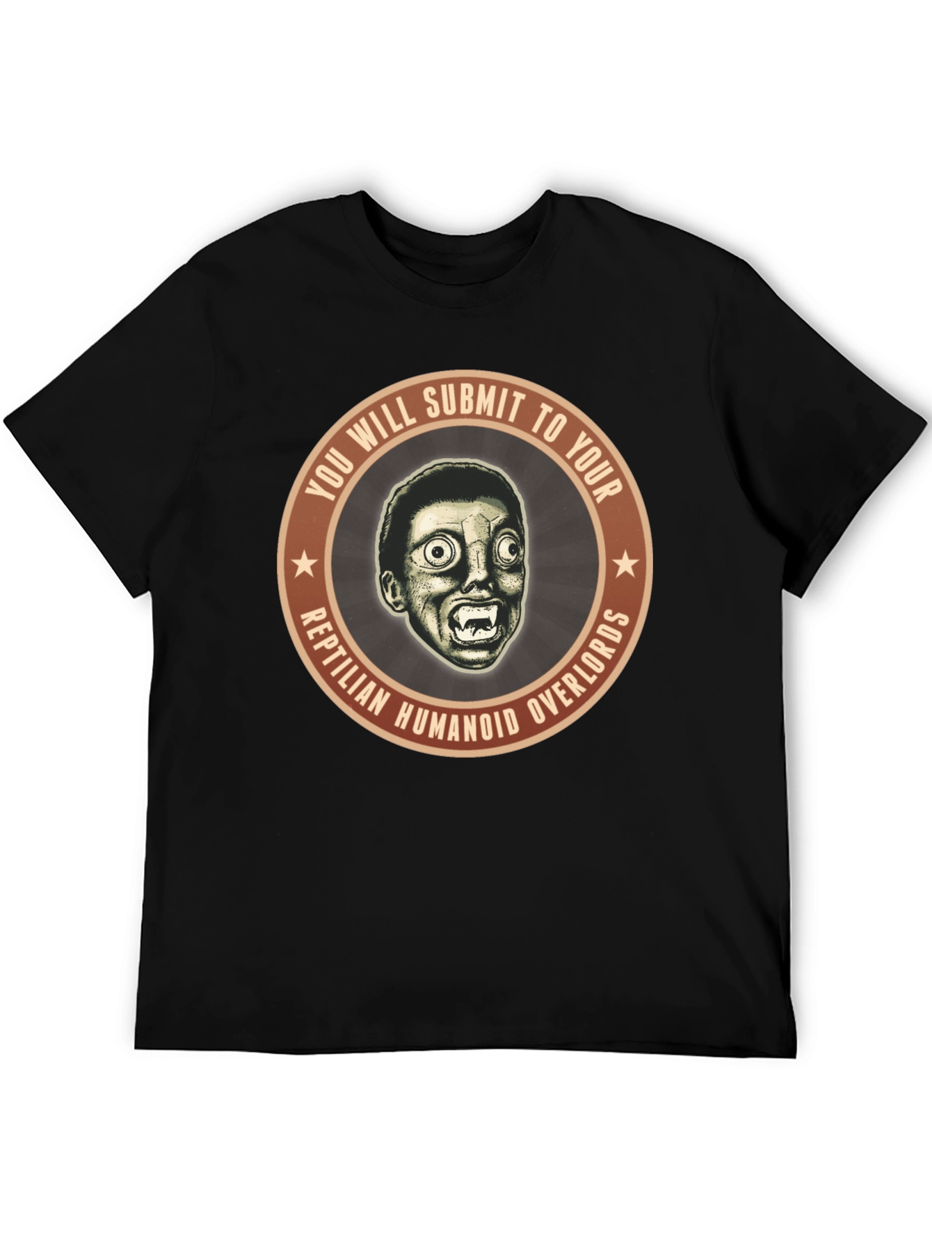 Reptilian Overlords Graphic T-Shirt