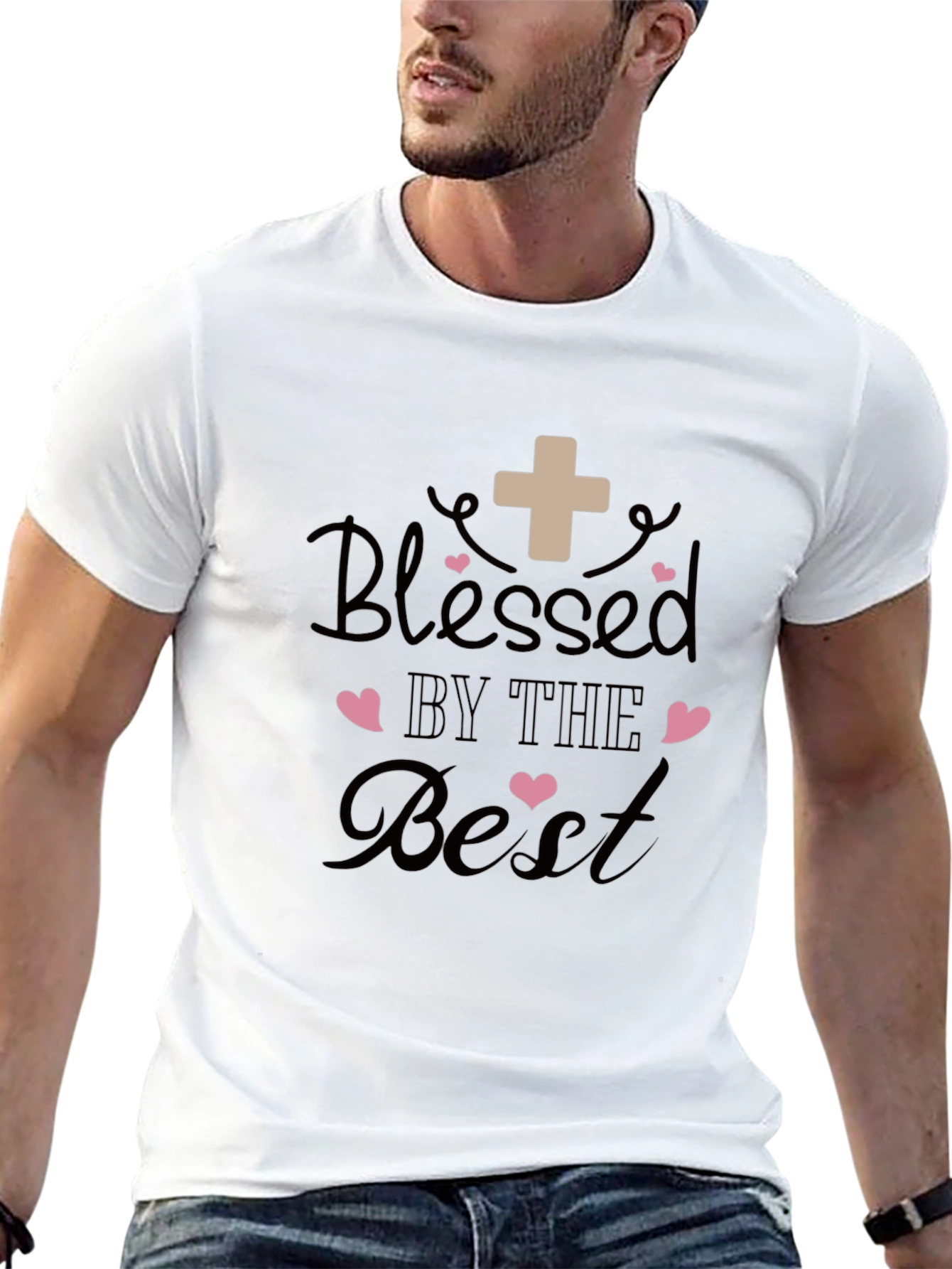 Blessed by the Best T-Shirt - Stylish Christian Apparel