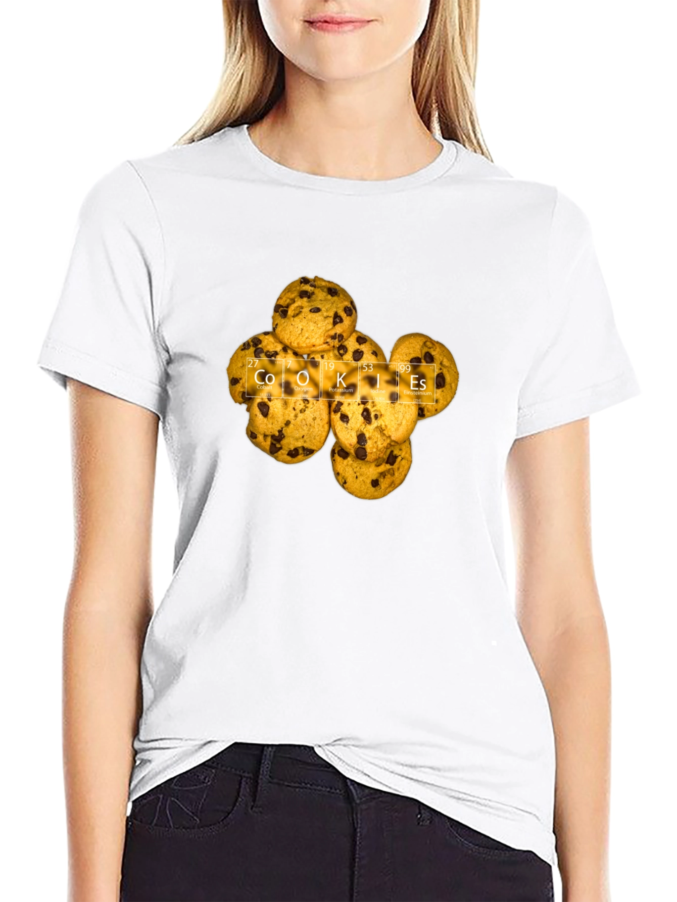 Cookies Periodic Table Mens Black T-Shirt