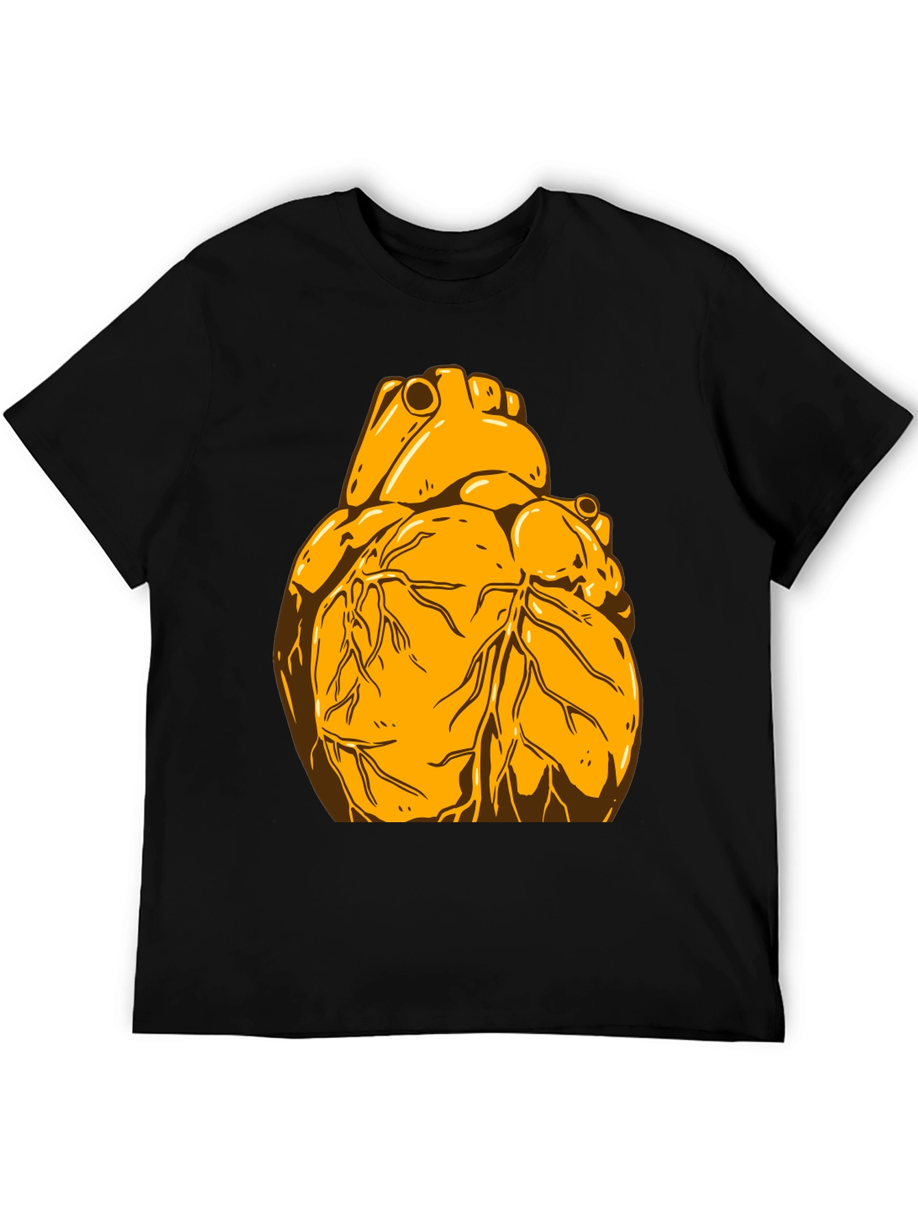 Anatomical Heart Graphic Tee - Black