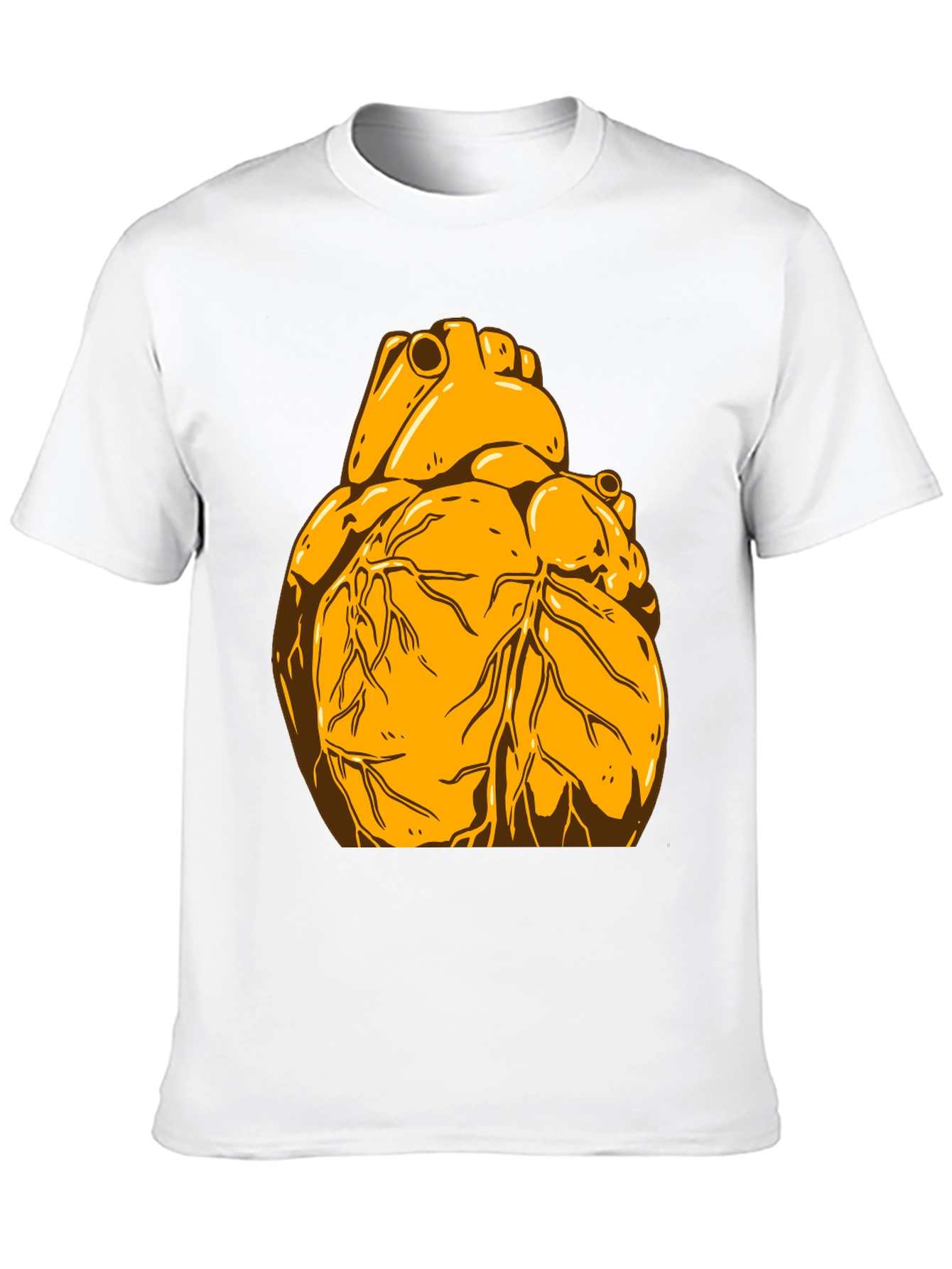 Anatomical Heart Graphic Tee - Black