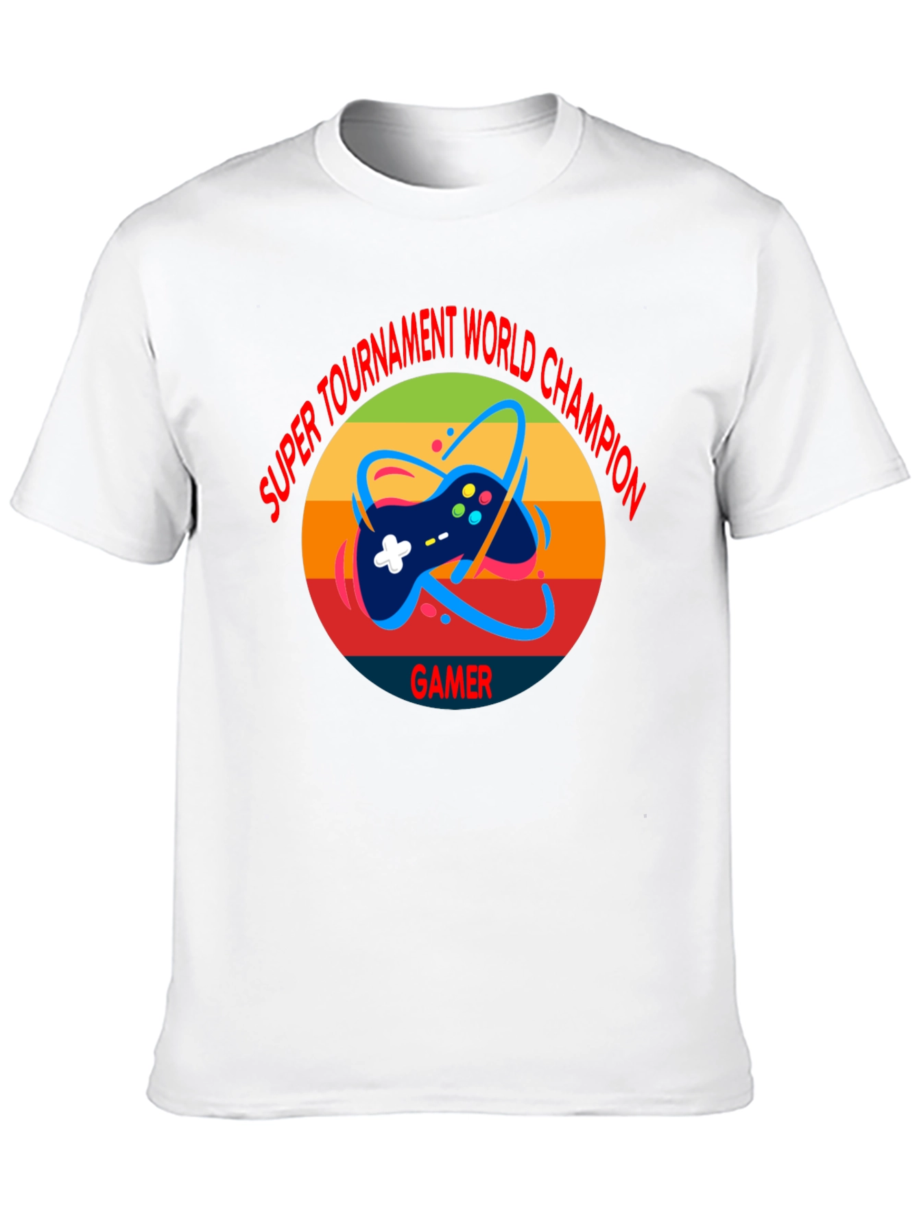 Super Tournament World Champion Gamer T-Shirt