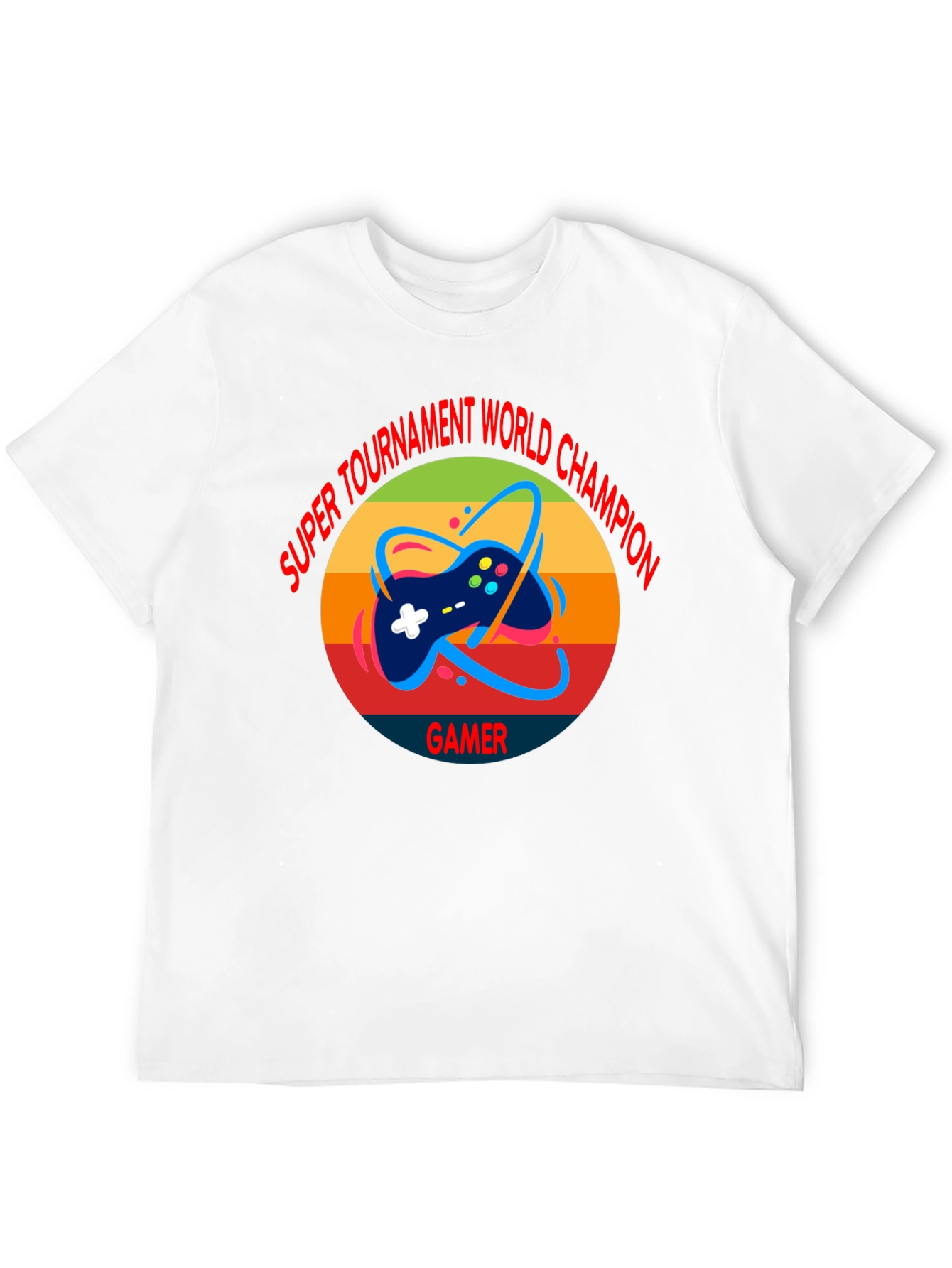 Super Tournament World Champion Gamer T-Shirt
