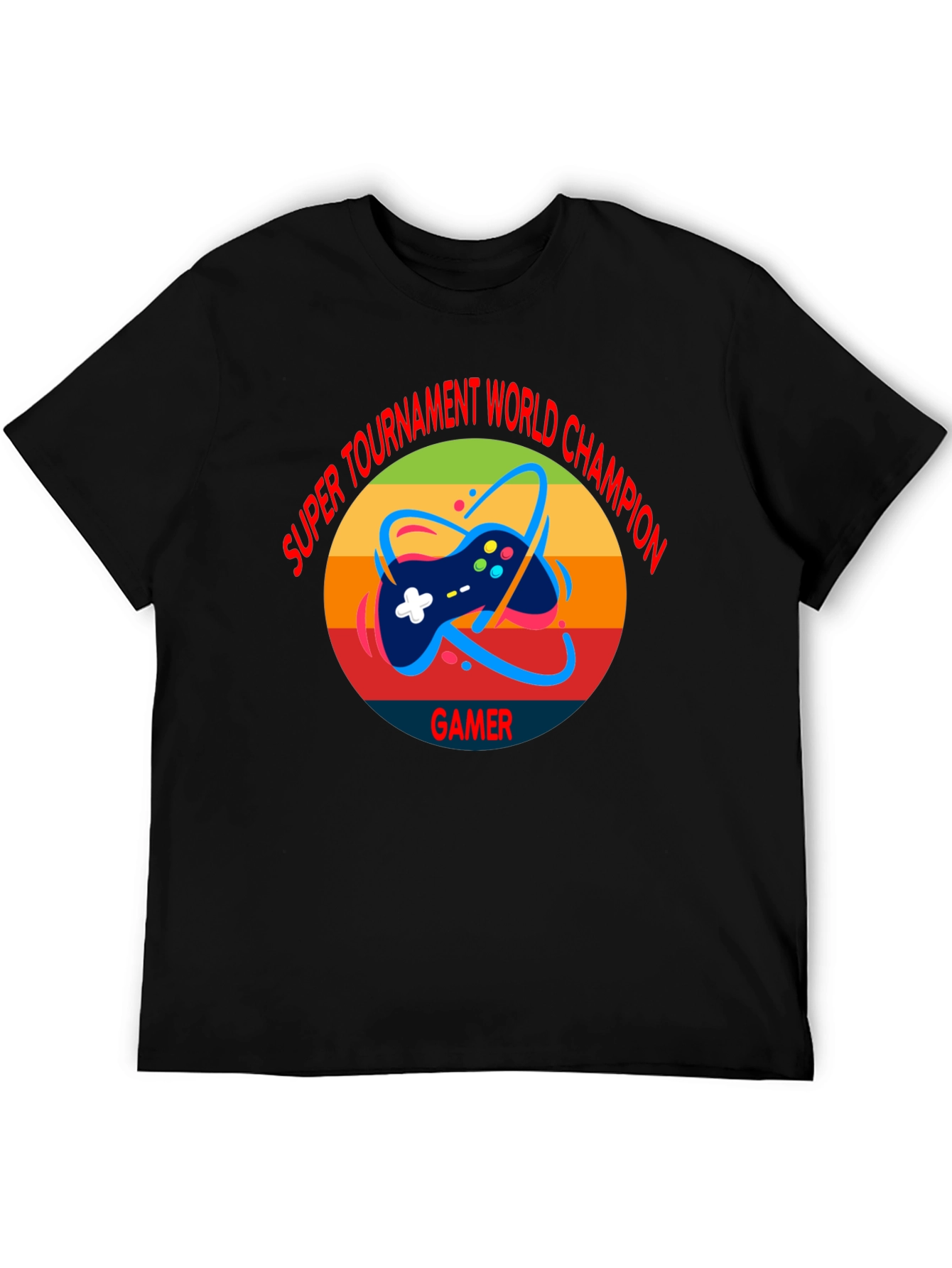 Super Tournament World Champion Gamer T-Shirt