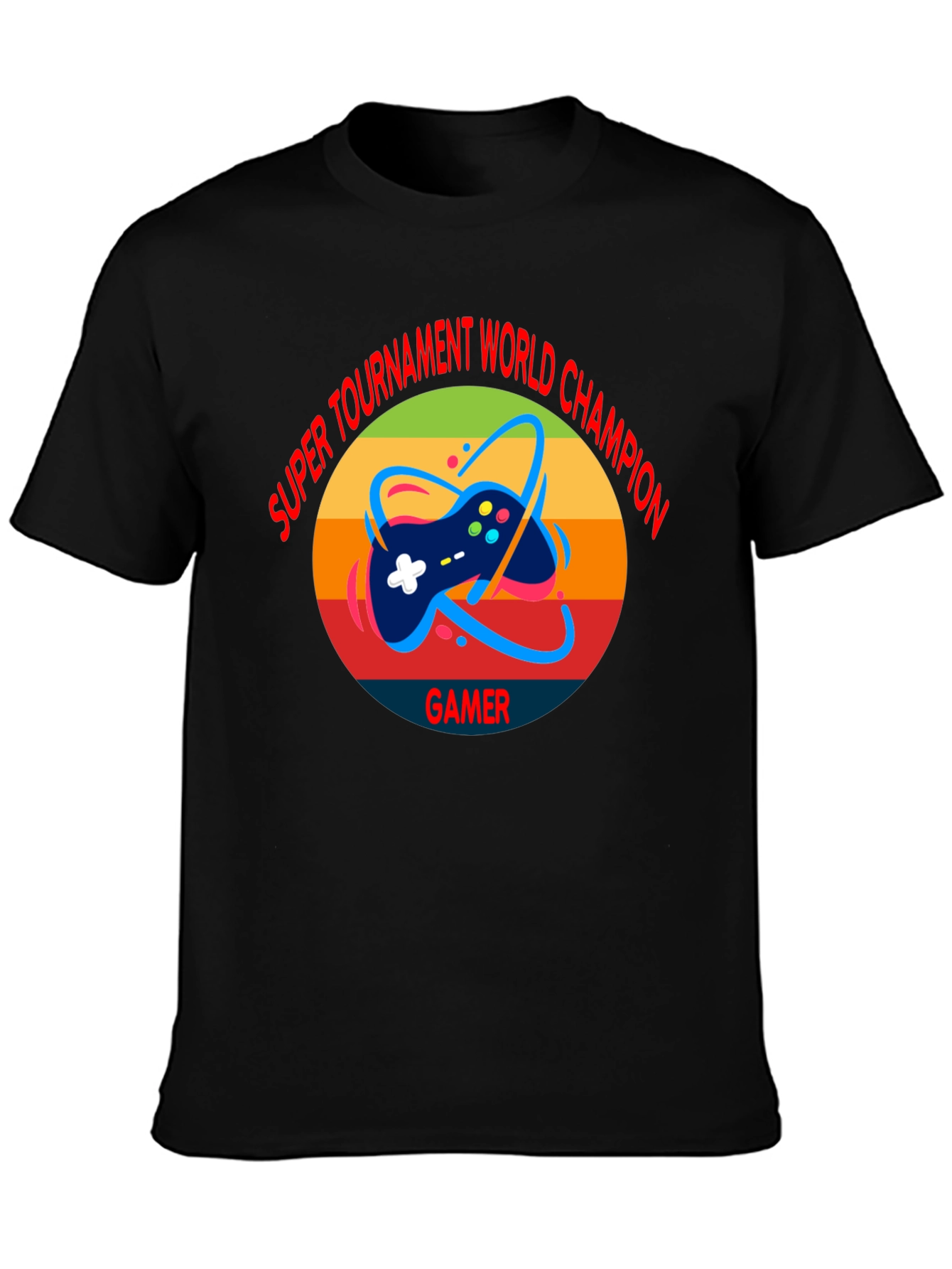Super Tournament World Champion Gamer T-Shirt