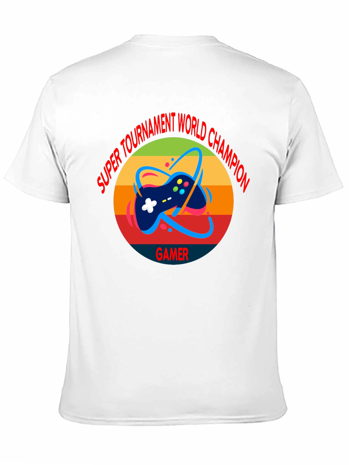 Super Tournament World Champion Gamer T-Shirt