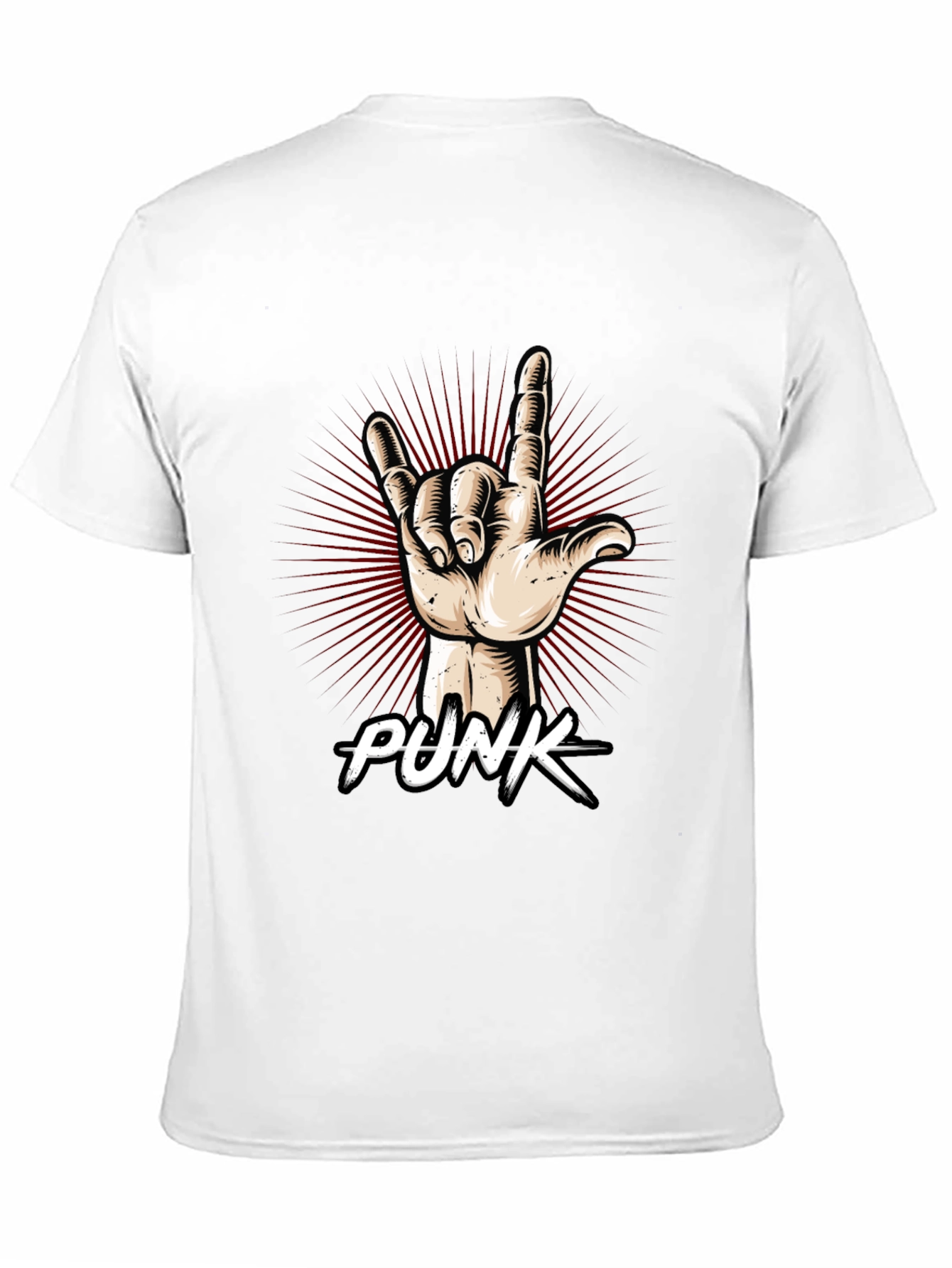 Punk Rock Hand Graphic T-Shirt