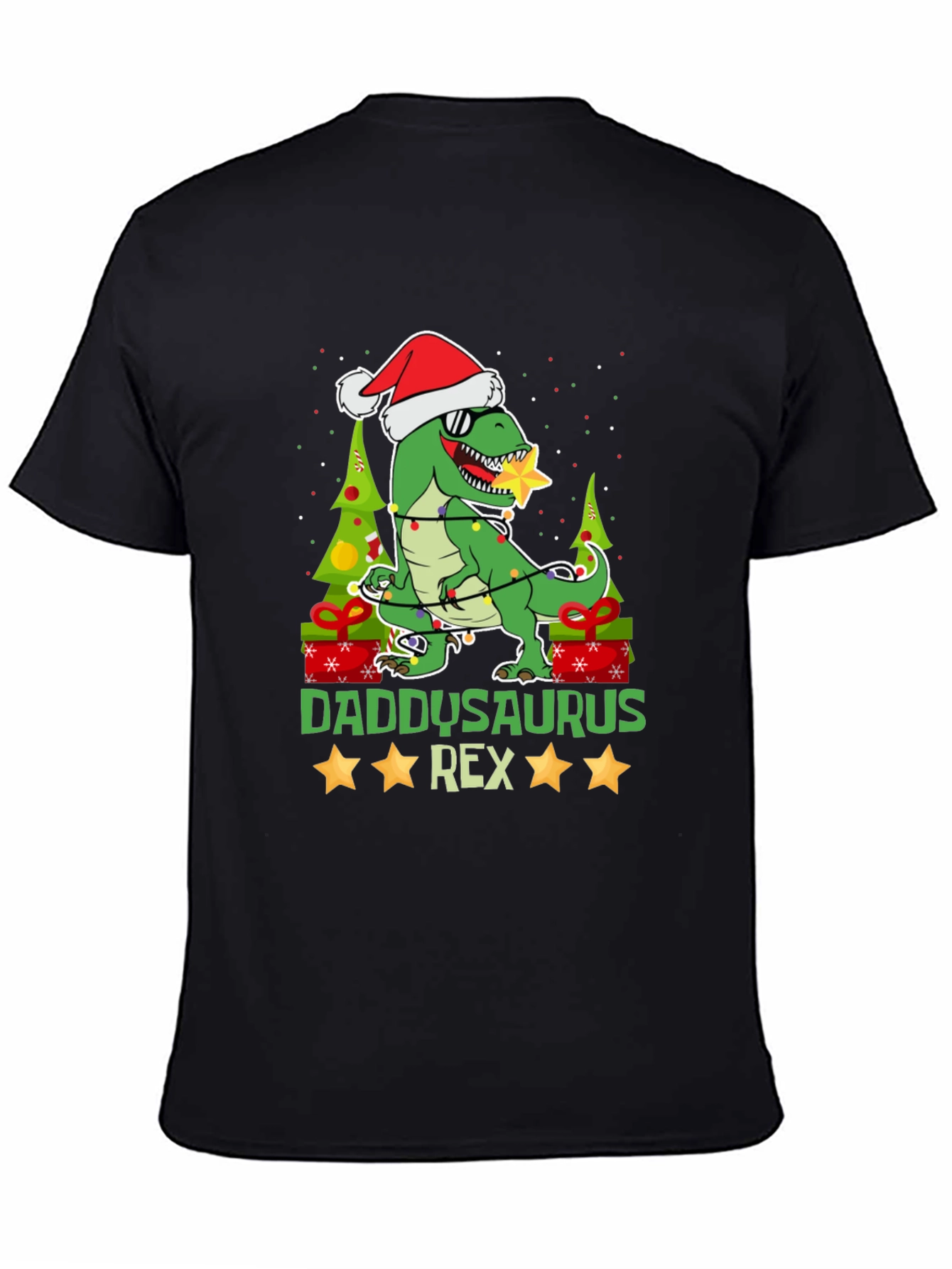 Daddysaurus Rex Christmas T-Shirt