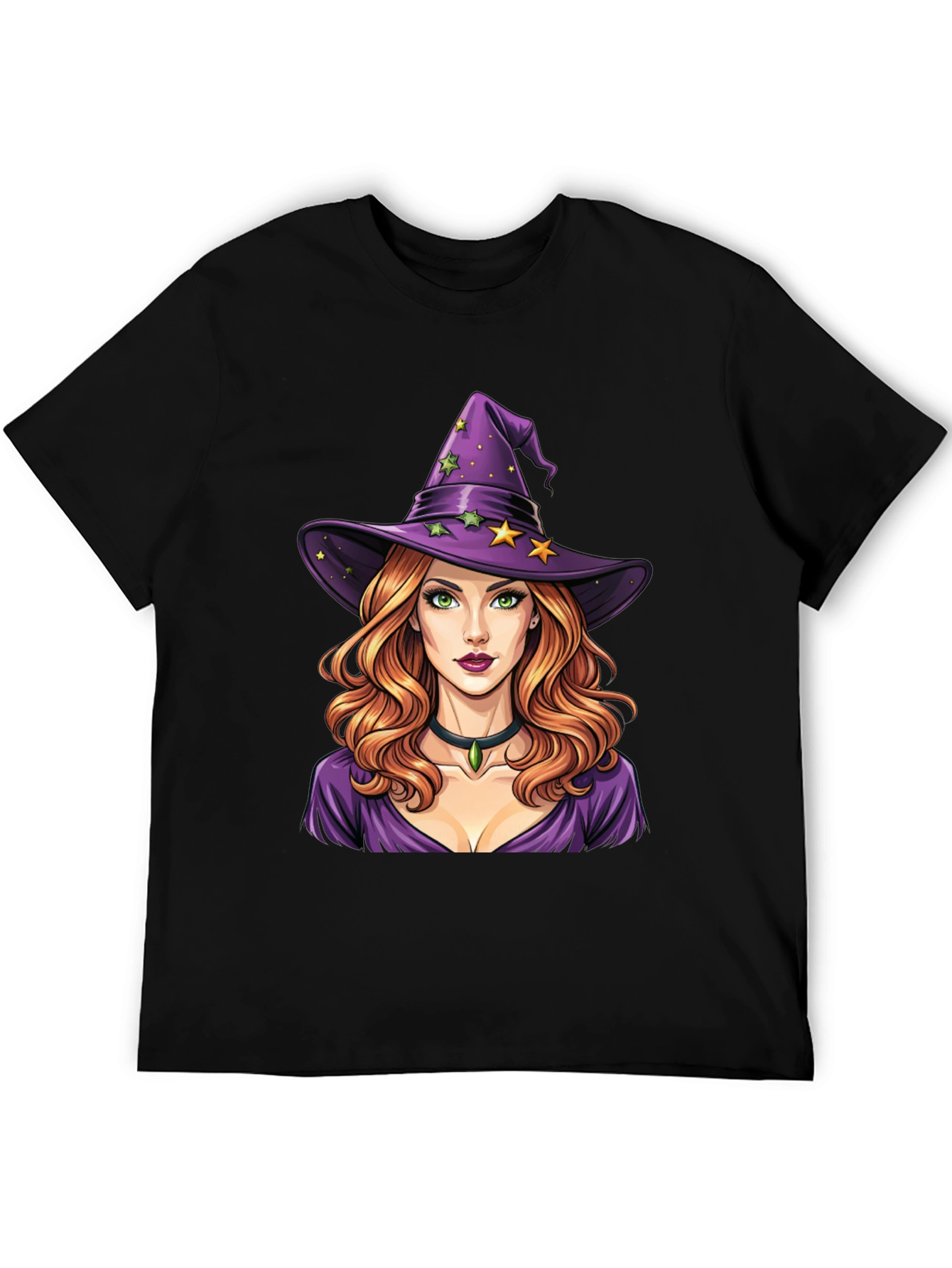 Witch Graphic Tee - Halloween Style